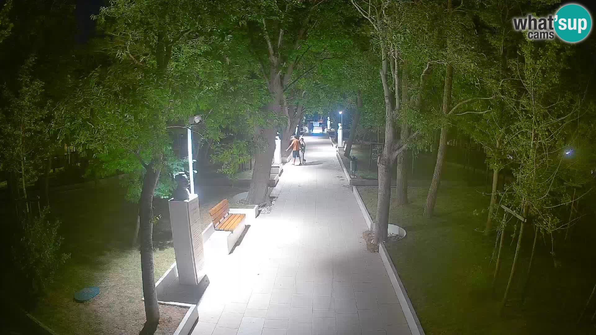 Writers’ Park Webcam Senj – Live by the Sea