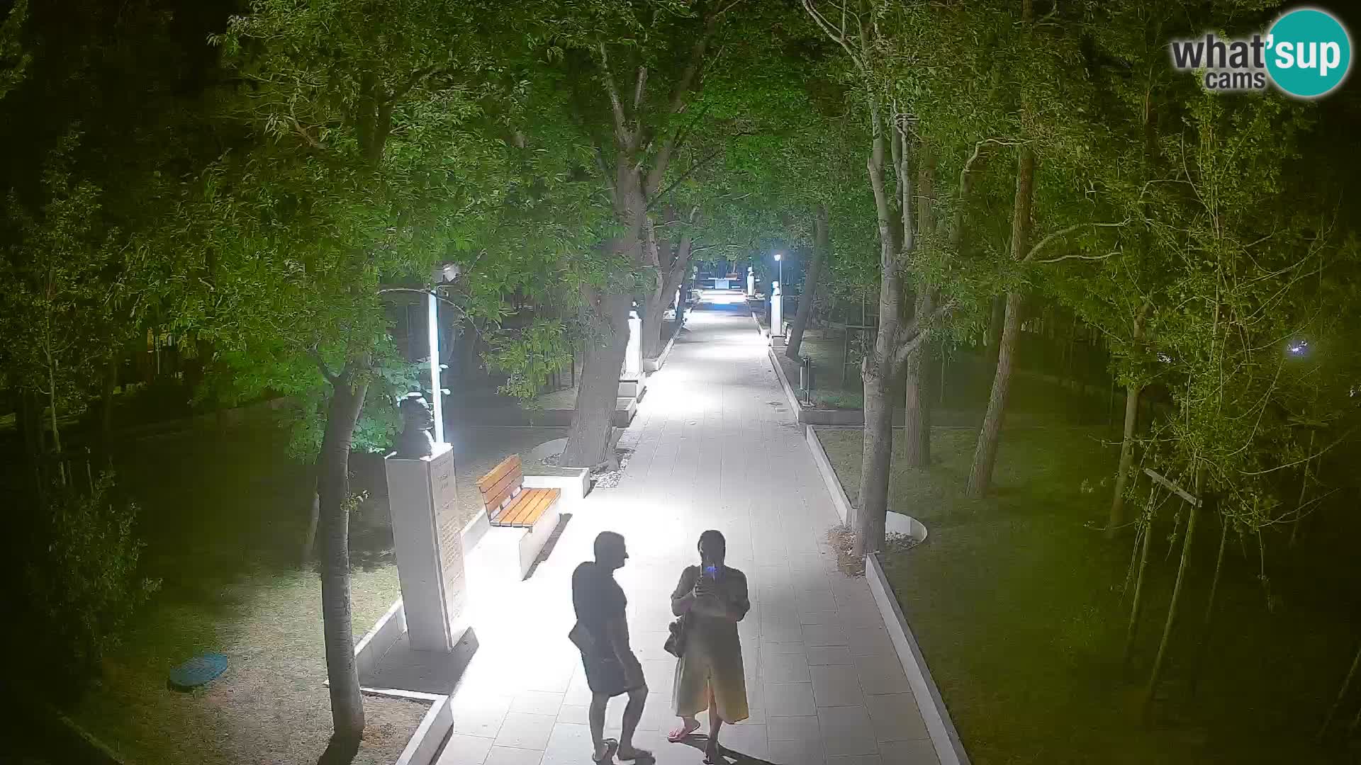 Writers’ Park Webcam Senj – Live by the Sea