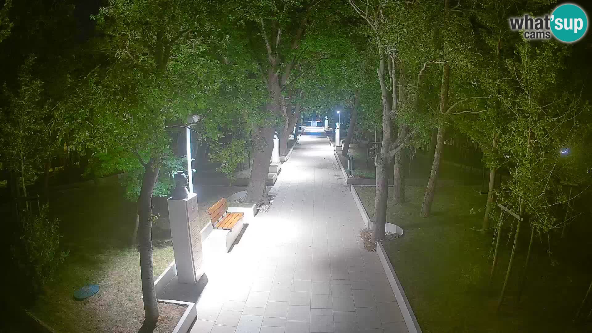Writers’ Park Webcam Senj – Live by the Sea
