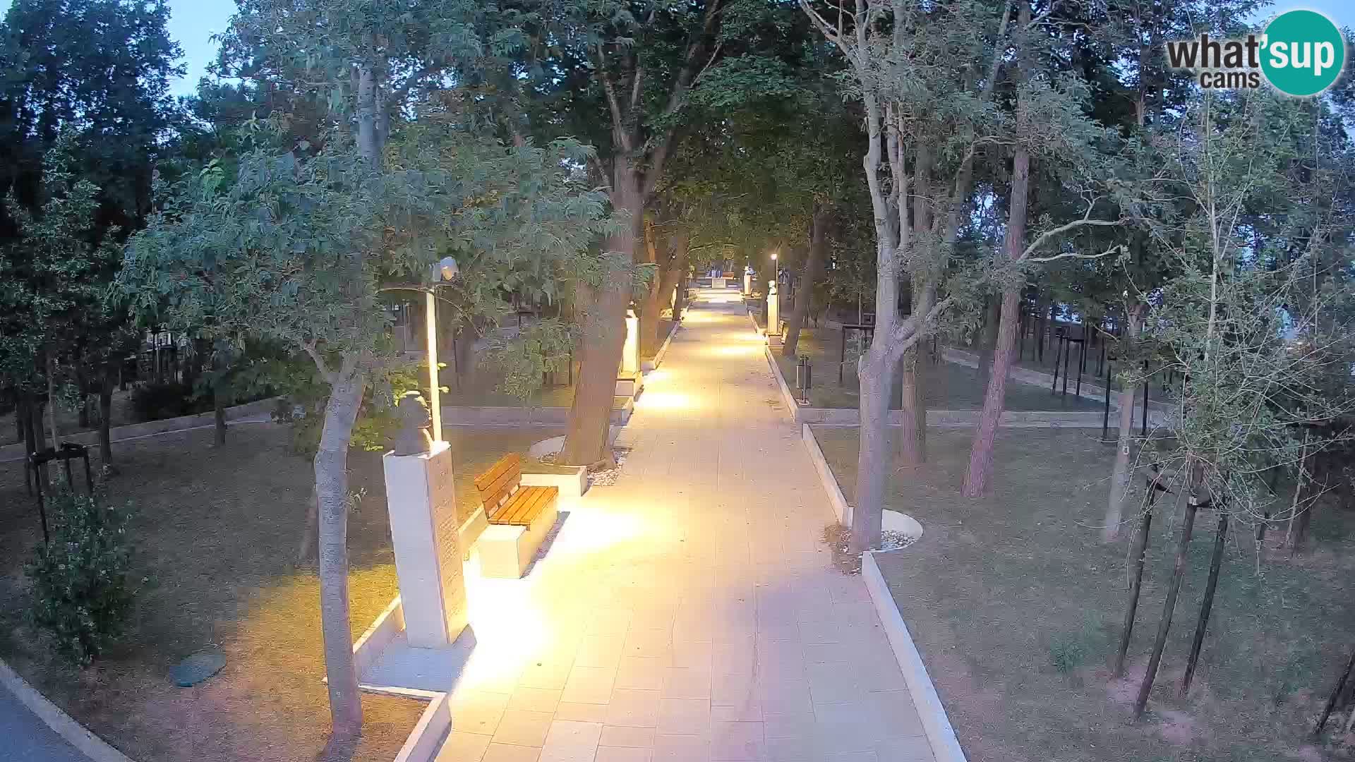 Writers’ Park Webcam Senj – Live by the Sea