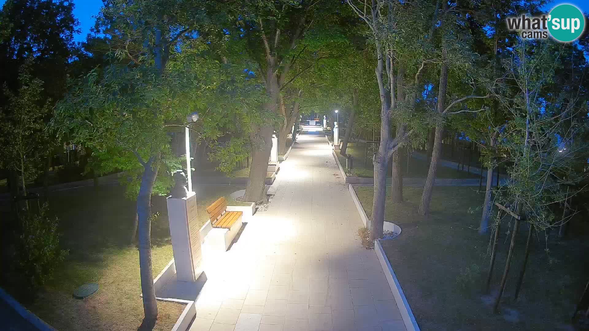 Writers’ Park Webcam Senj – Live by the Sea