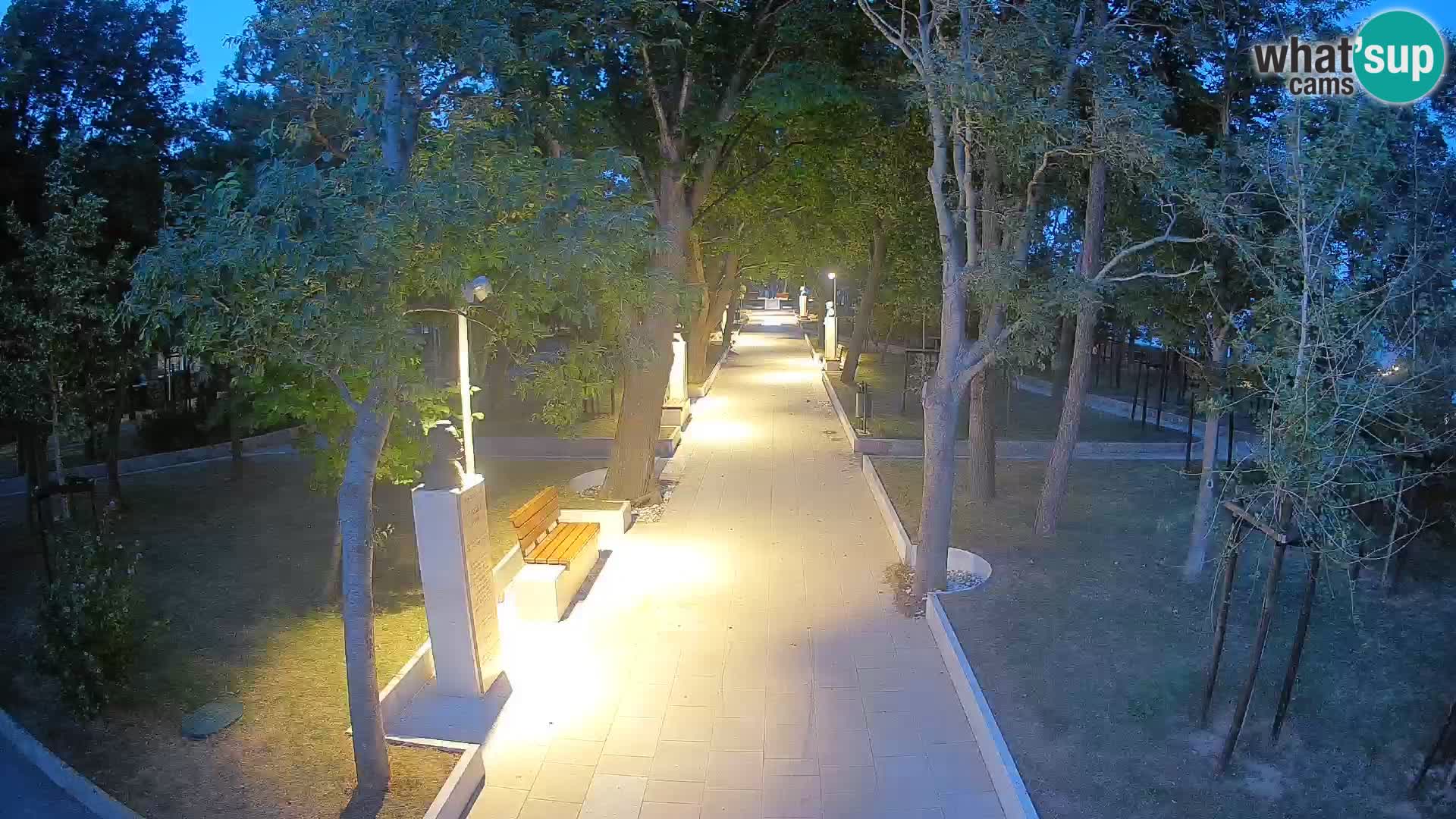 Webcam Schriftstellerpark Senj – Live am Meer