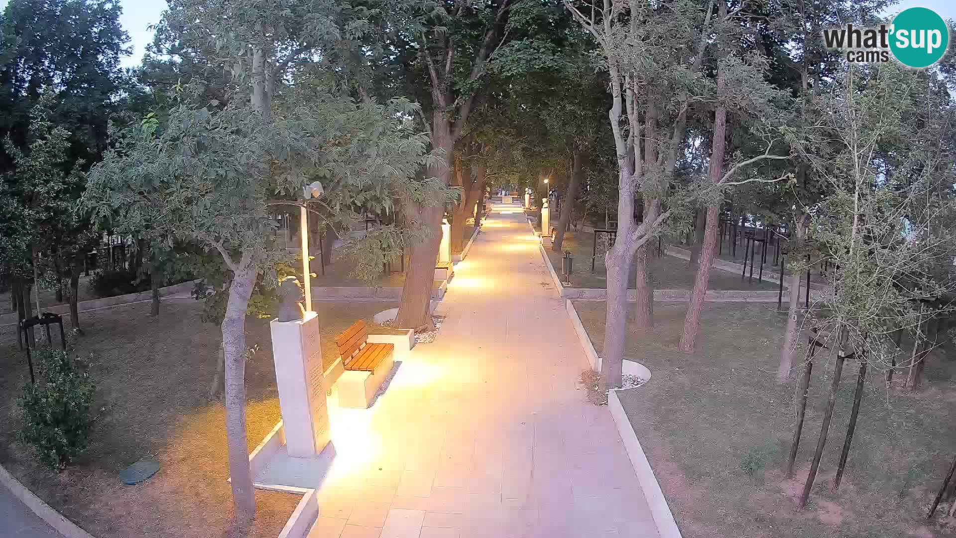 Writers’ Park Webcam Senj – Live by the Sea