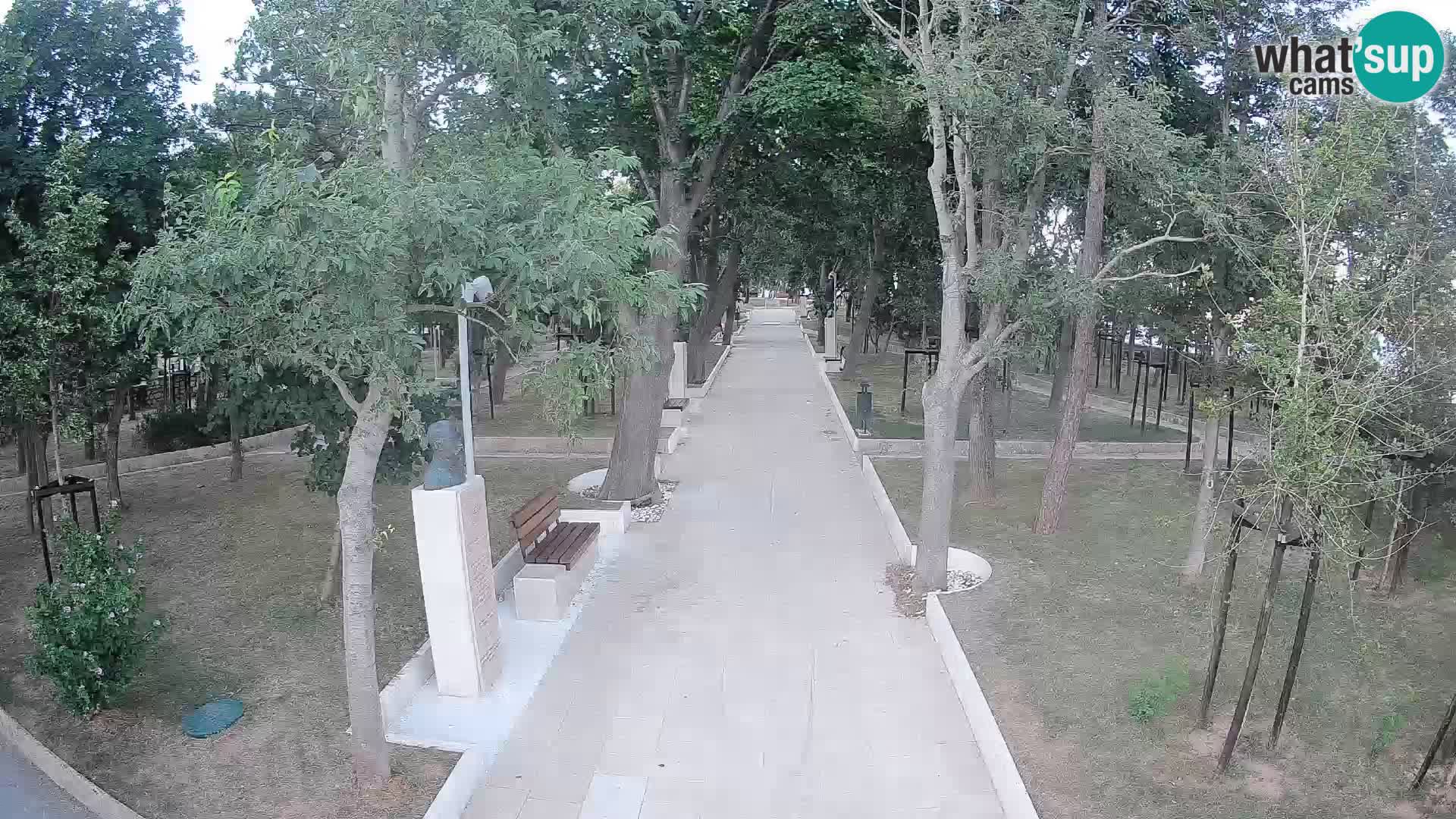 Writers’ Park Webcam Senj – Live by the Sea