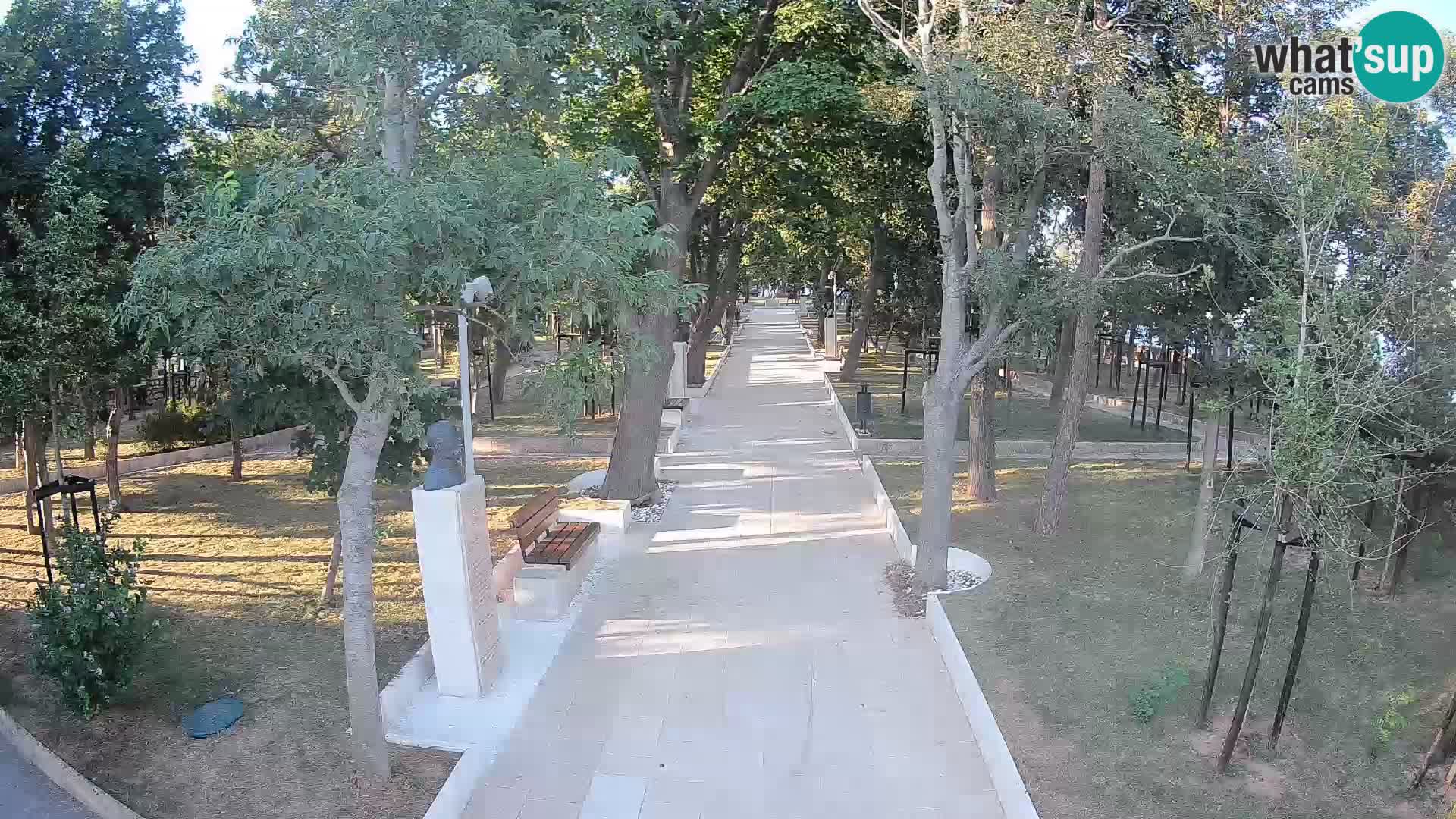 Writers’ Park Webcam Senj – Live by the Sea
