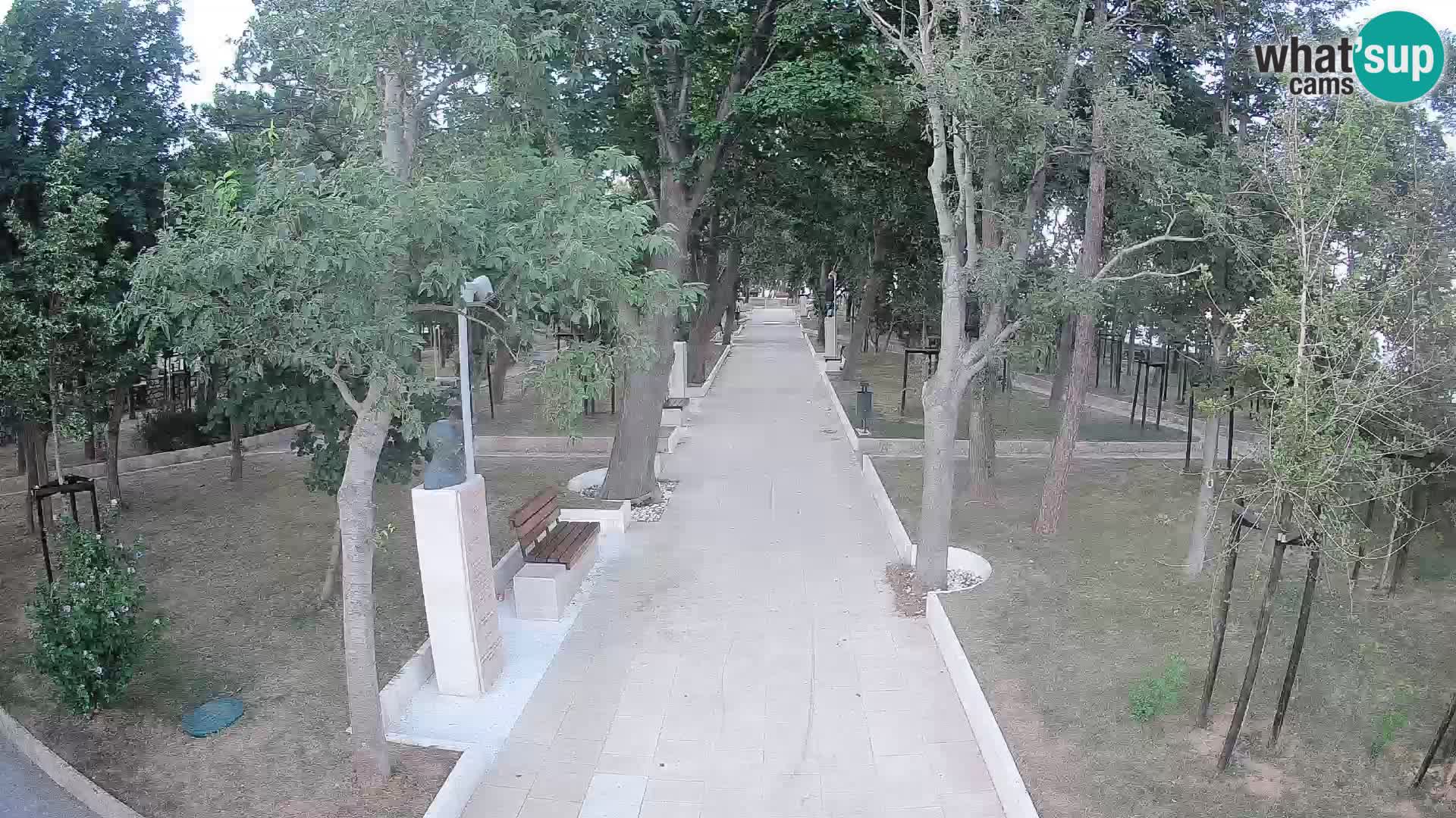 Webcam Schriftstellerpark Senj – Live am Meer