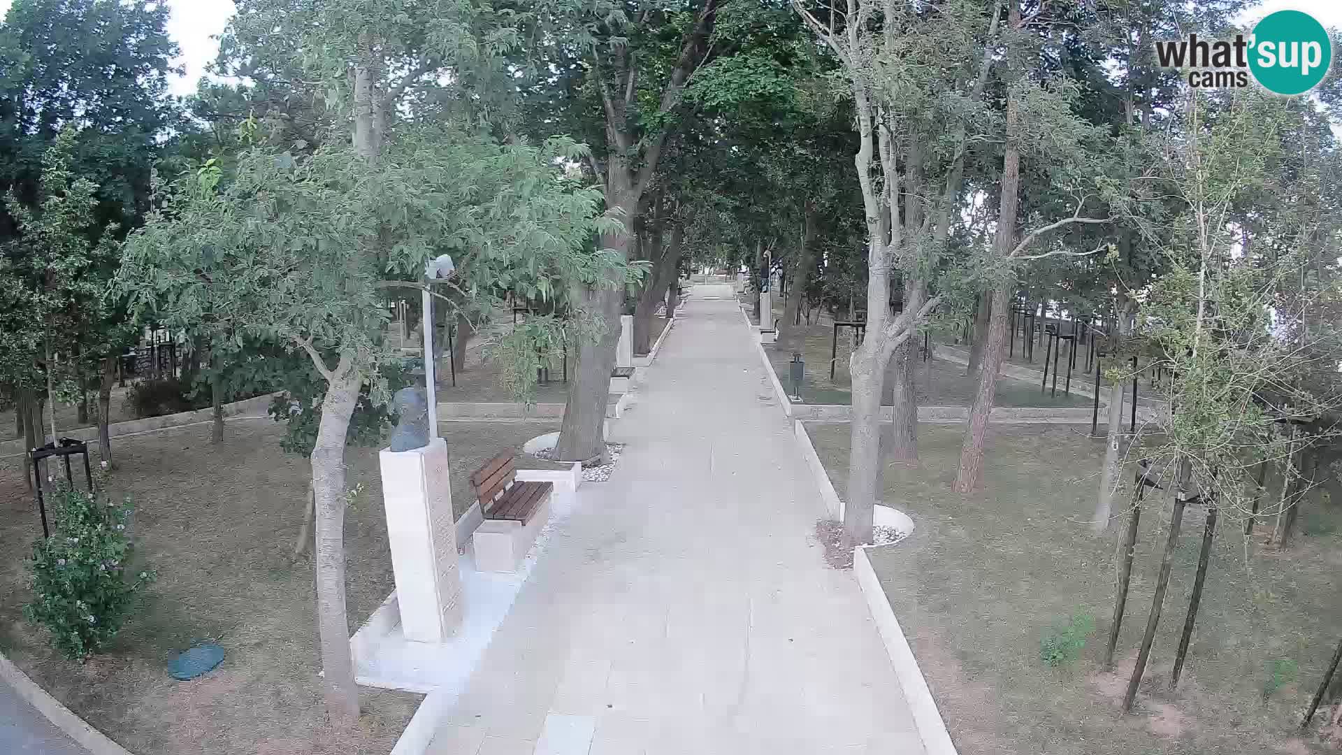 Writers’ Park Webcam Senj – Live by the Sea