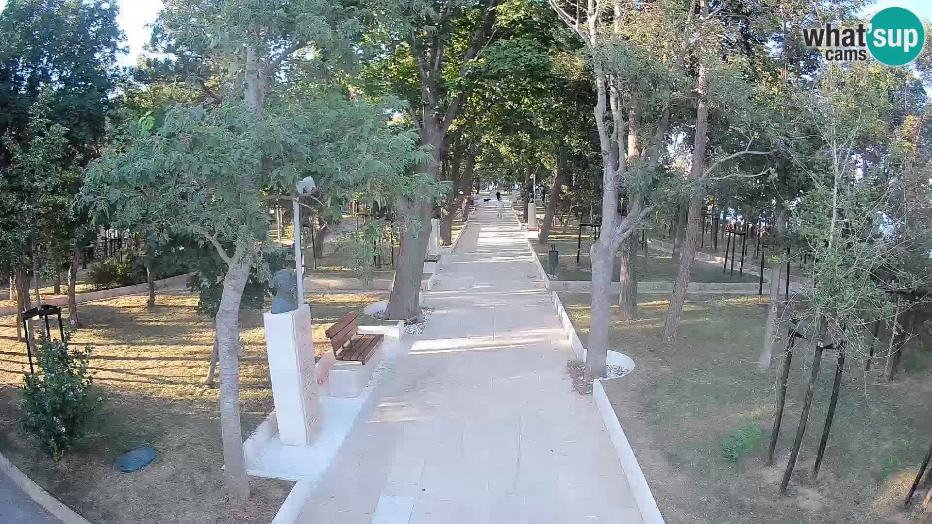 Writers’ Park Webcam Senj – Live by the Sea