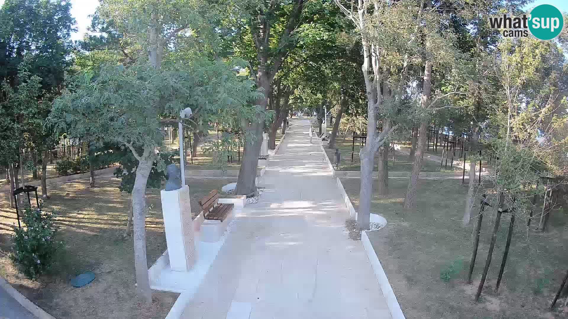 Webcam Schriftstellerpark Senj – Live am Meer