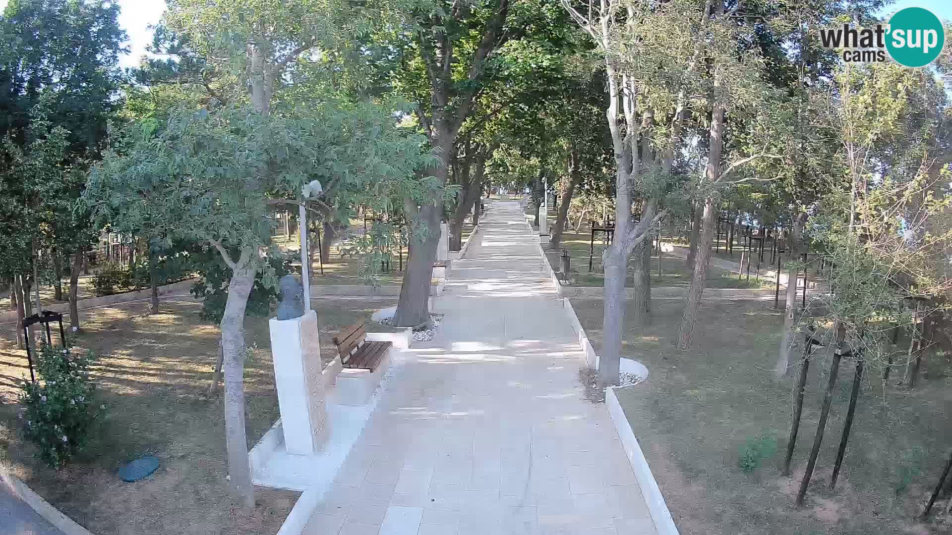Webcam Schriftstellerpark Senj – Live am Meer