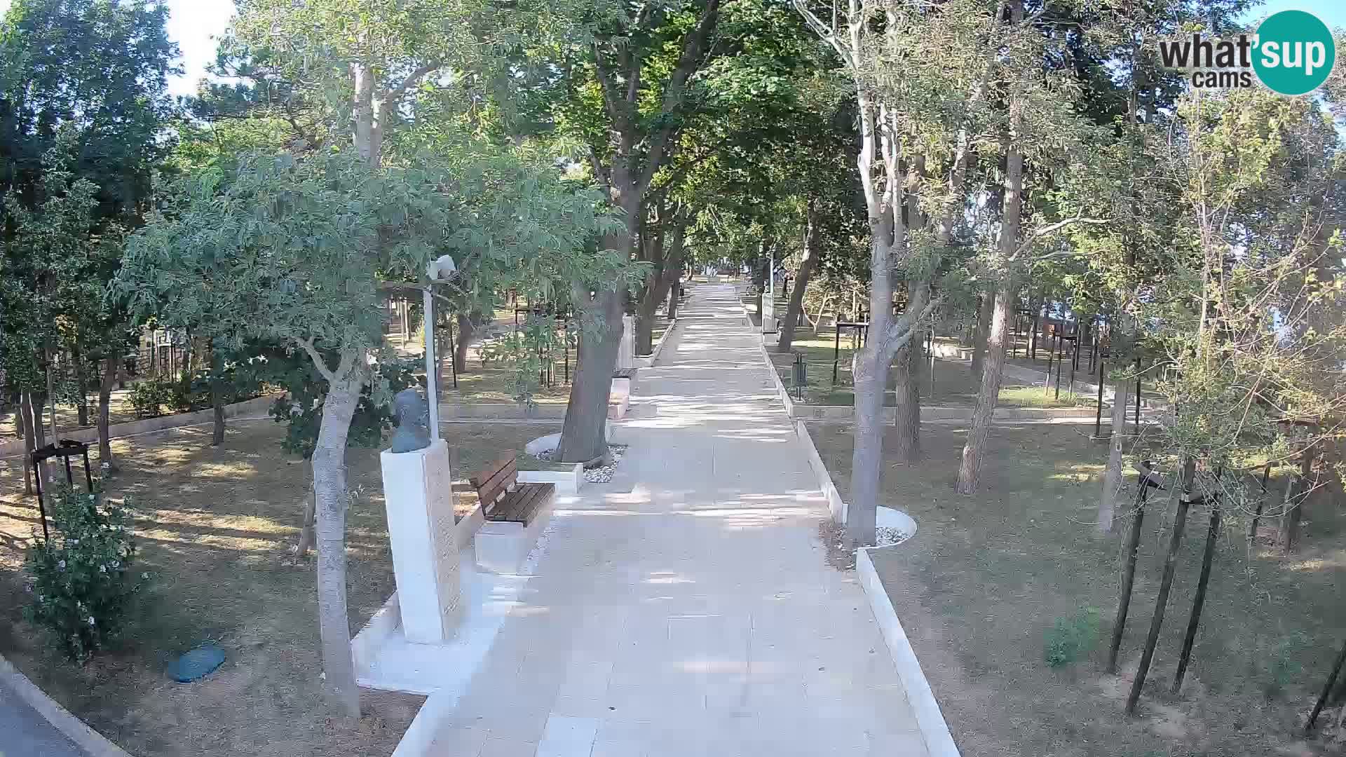 Webcam Schriftstellerpark Senj – Live am Meer