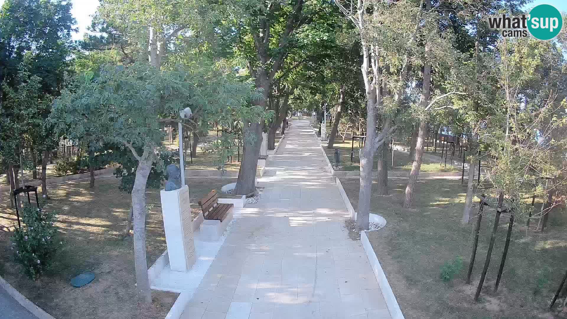 Webcam Schriftstellerpark Senj – Live am Meer