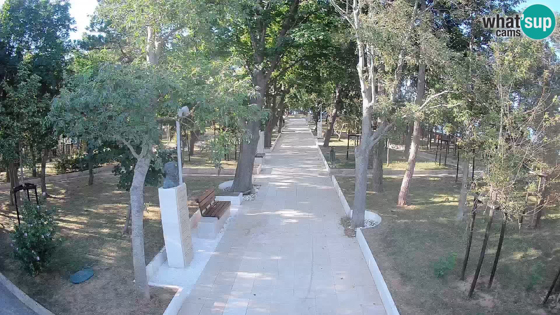 Writers’ Park Webcam Senj – Live by the Sea