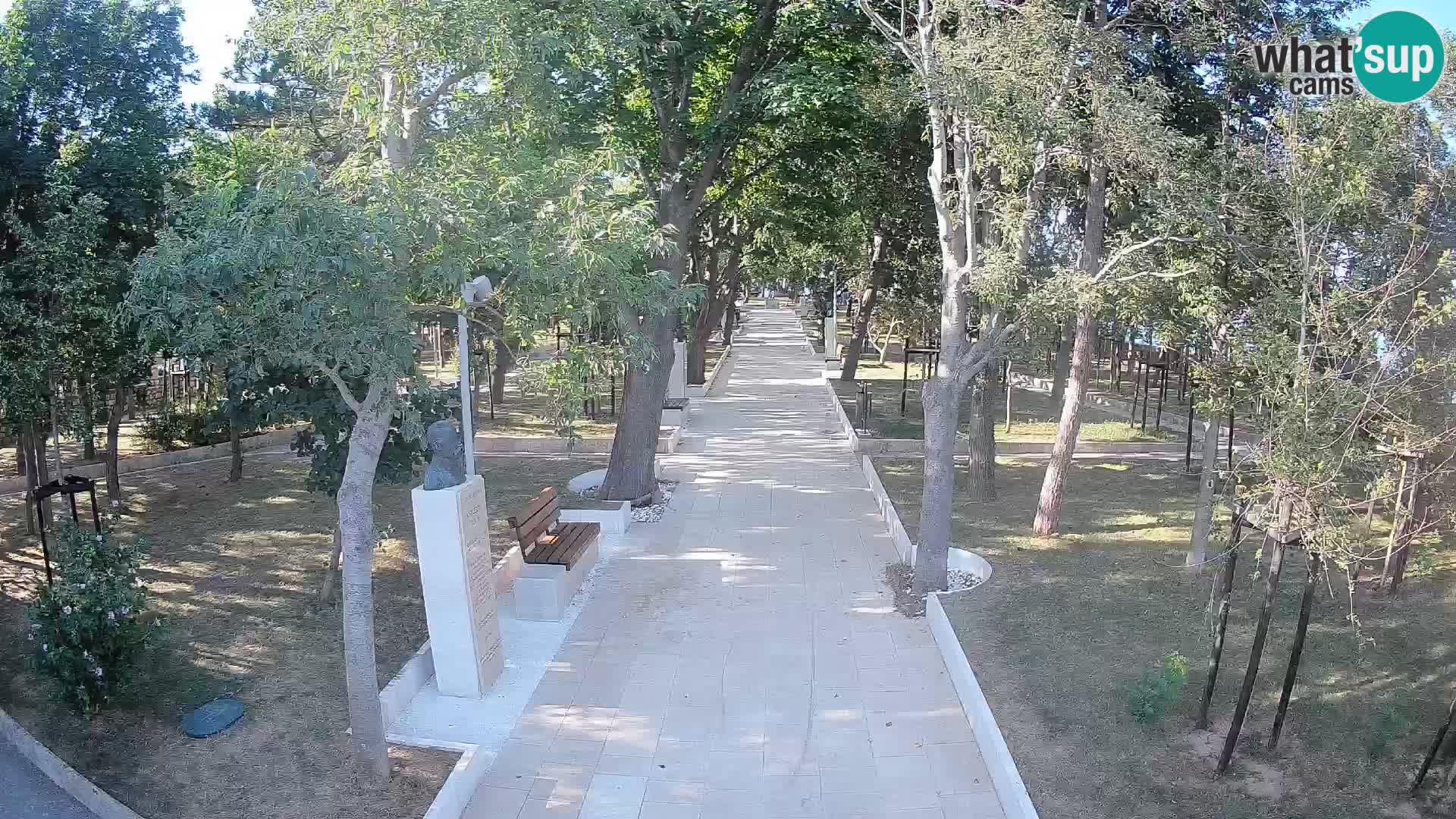 Writers’ Park Webcam Senj – Live by the Sea
