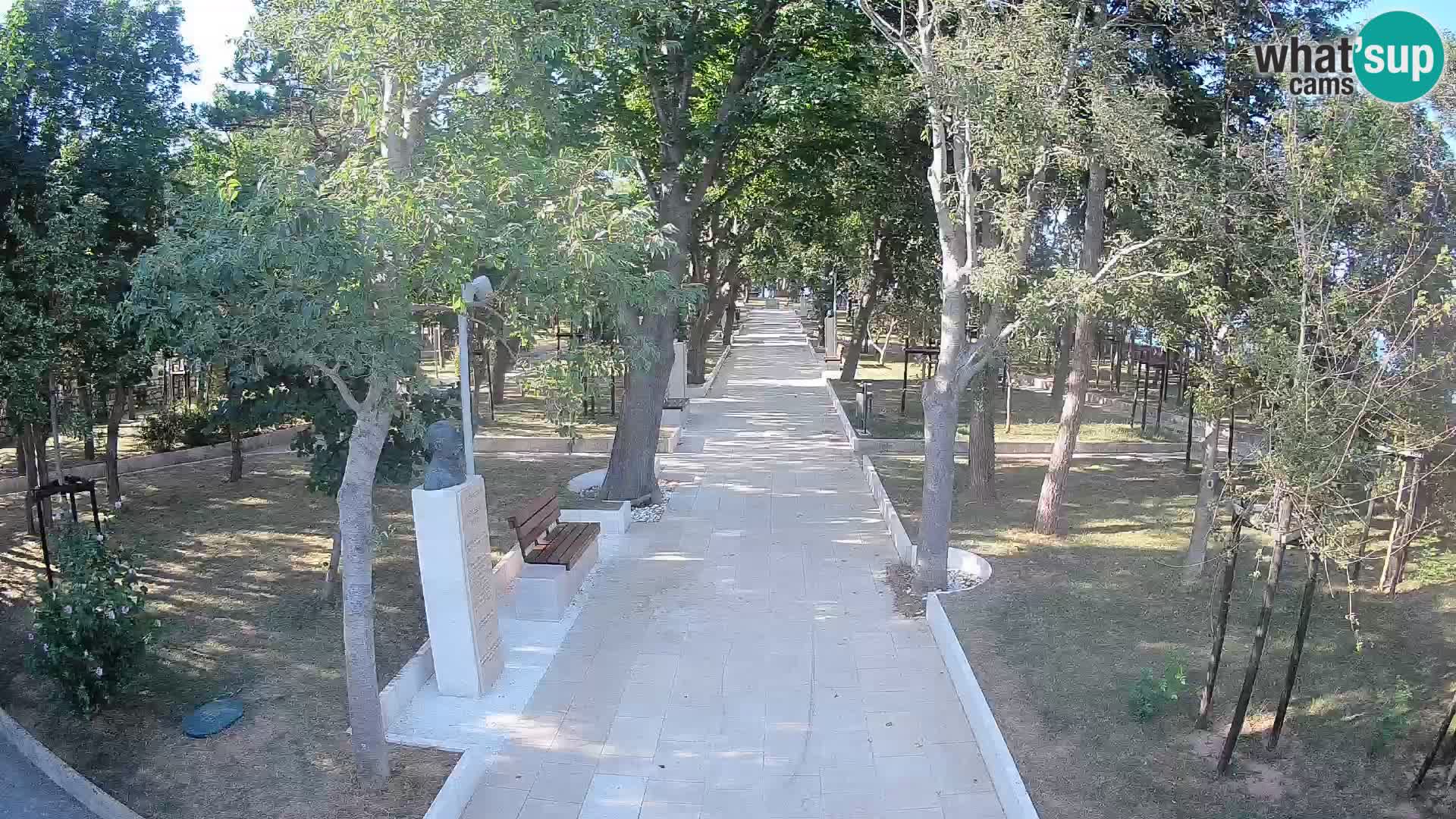 Writers’ Park Webcam Senj – Live by the Sea