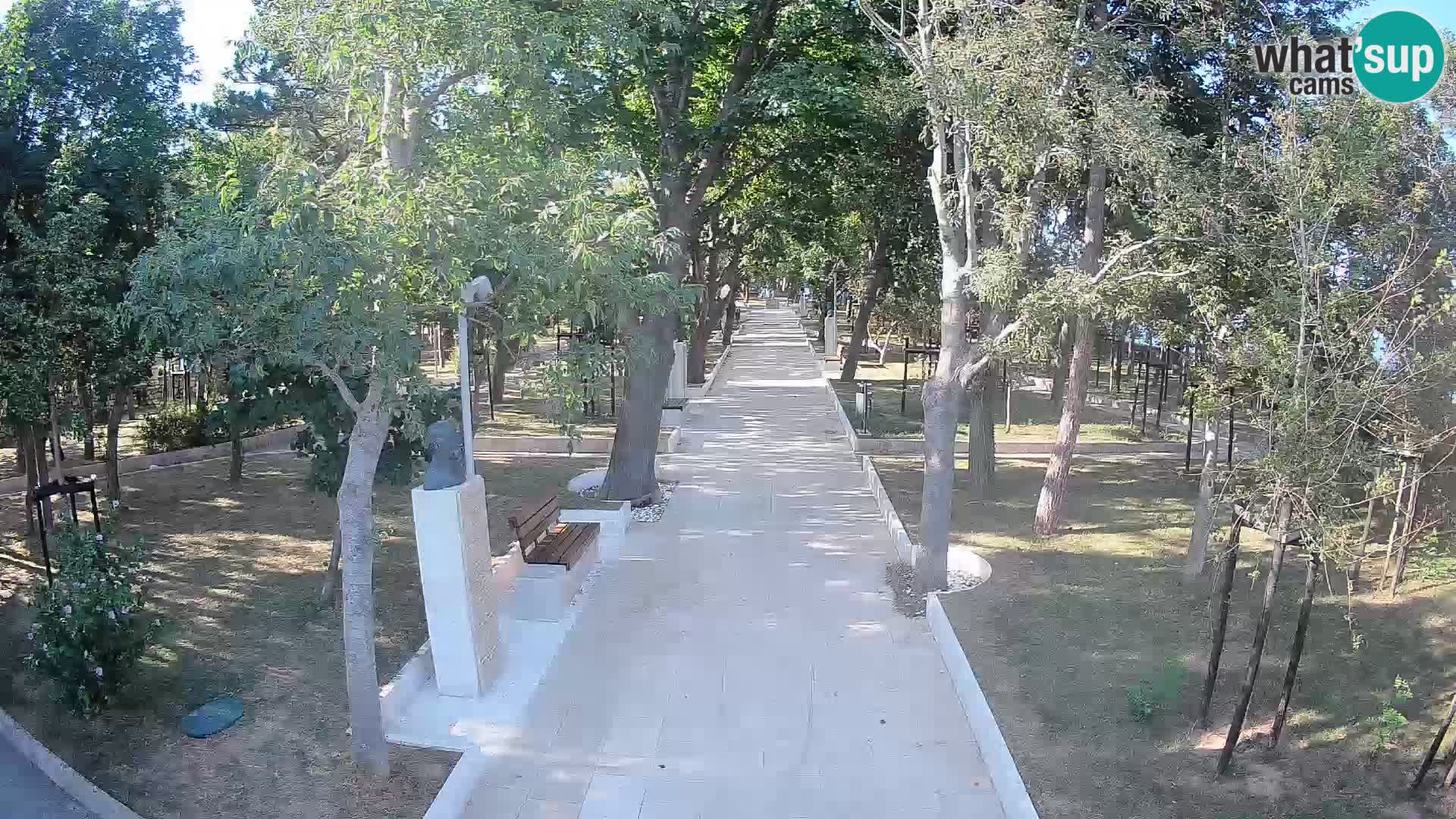 Writers’ Park Webcam Senj – Live by the Sea