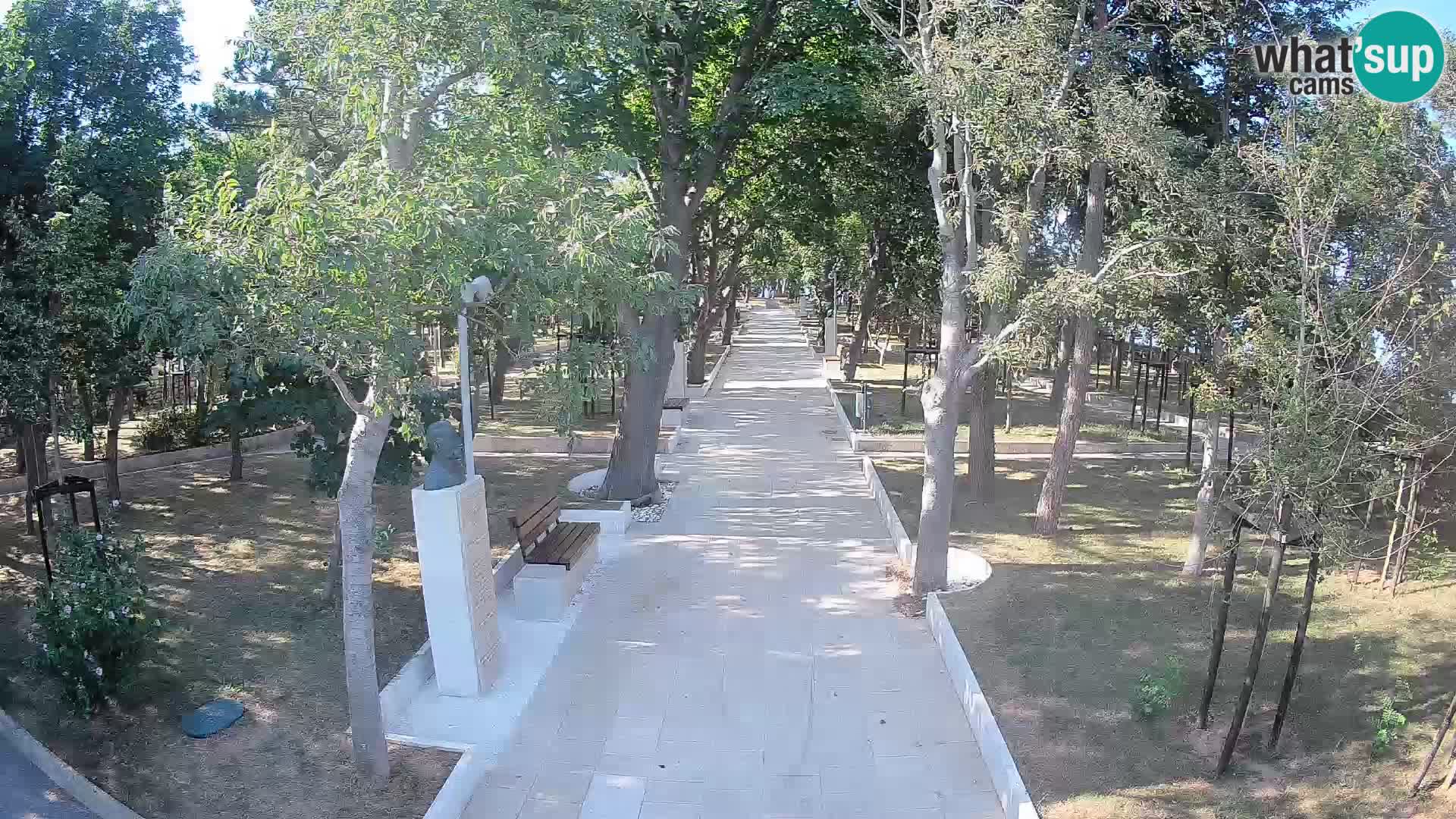 Writers’ Park Webcam Senj – Live by the Sea