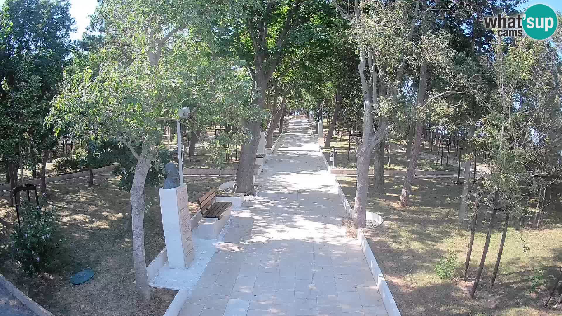 Writers’ Park Webcam Senj – Live by the Sea
