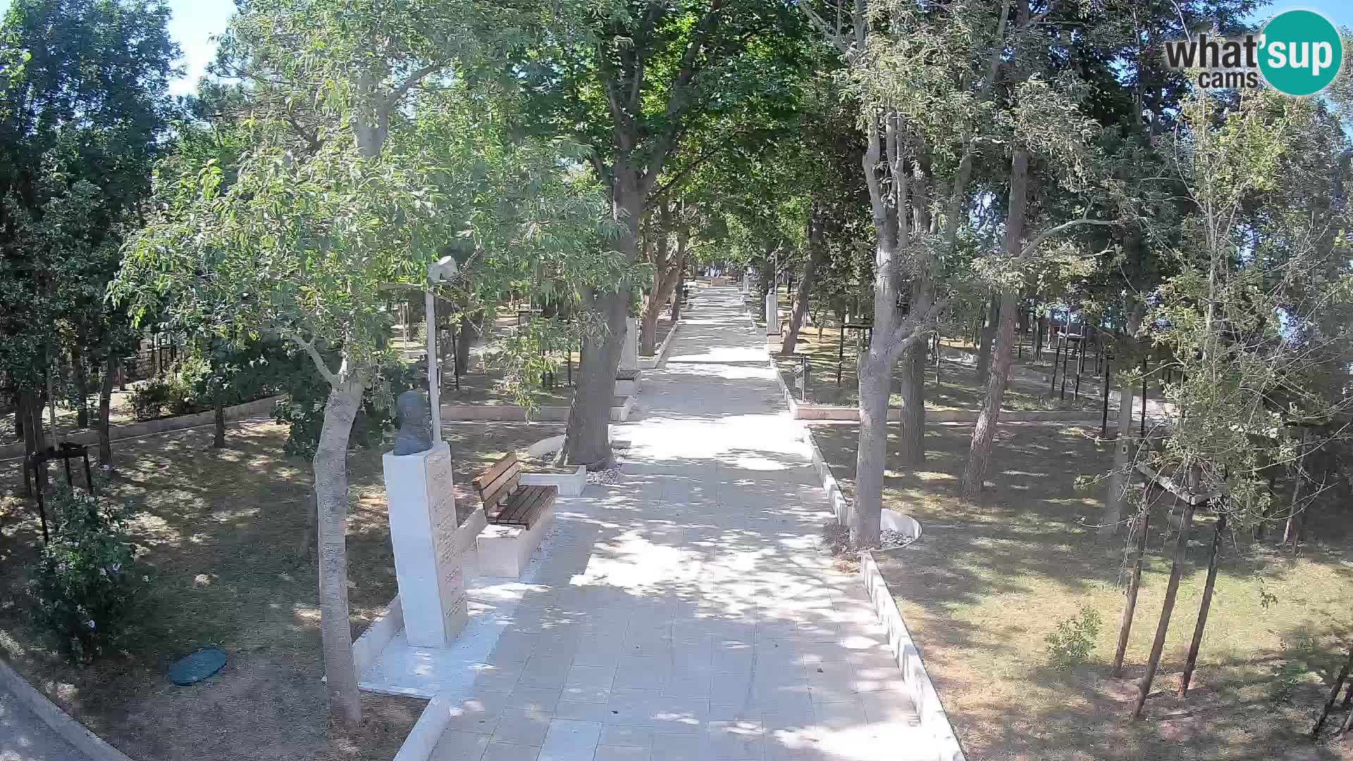 Webcam Schriftstellerpark Senj – Live am Meer