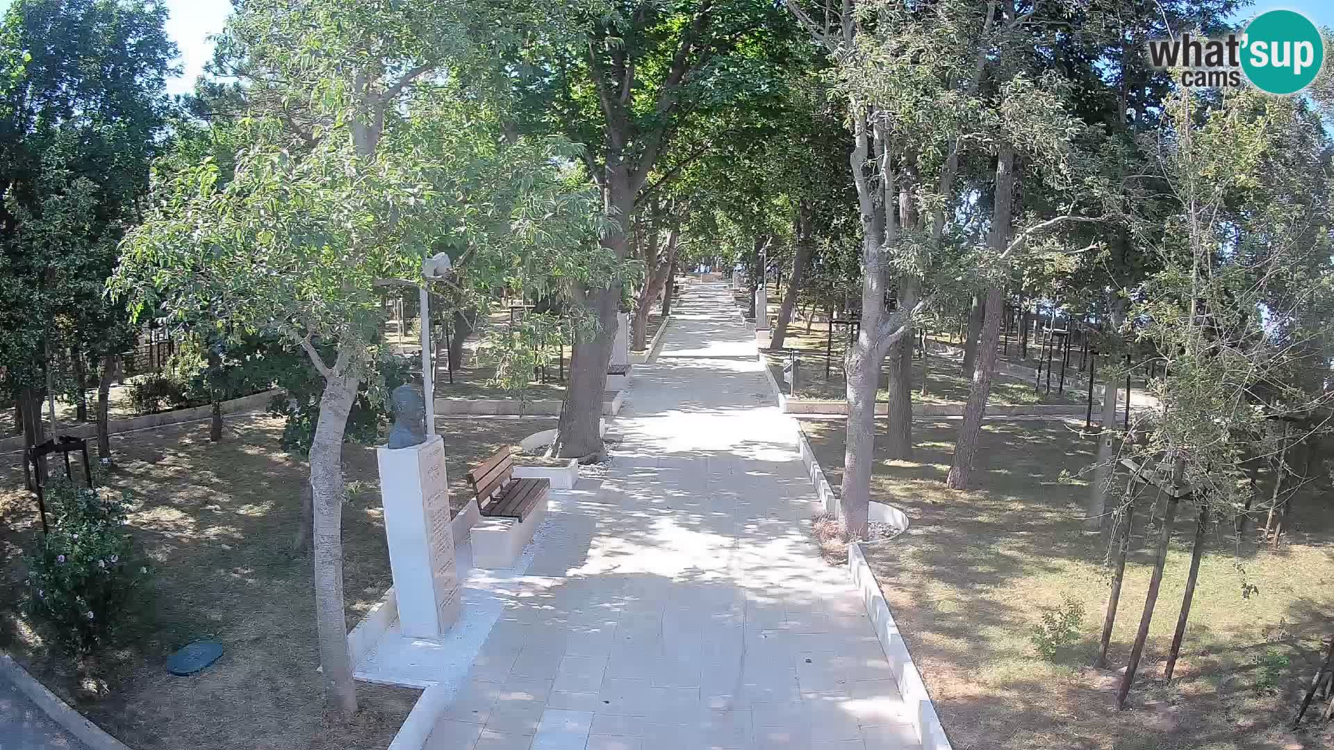 Webcam Schriftstellerpark Senj – Live am Meer