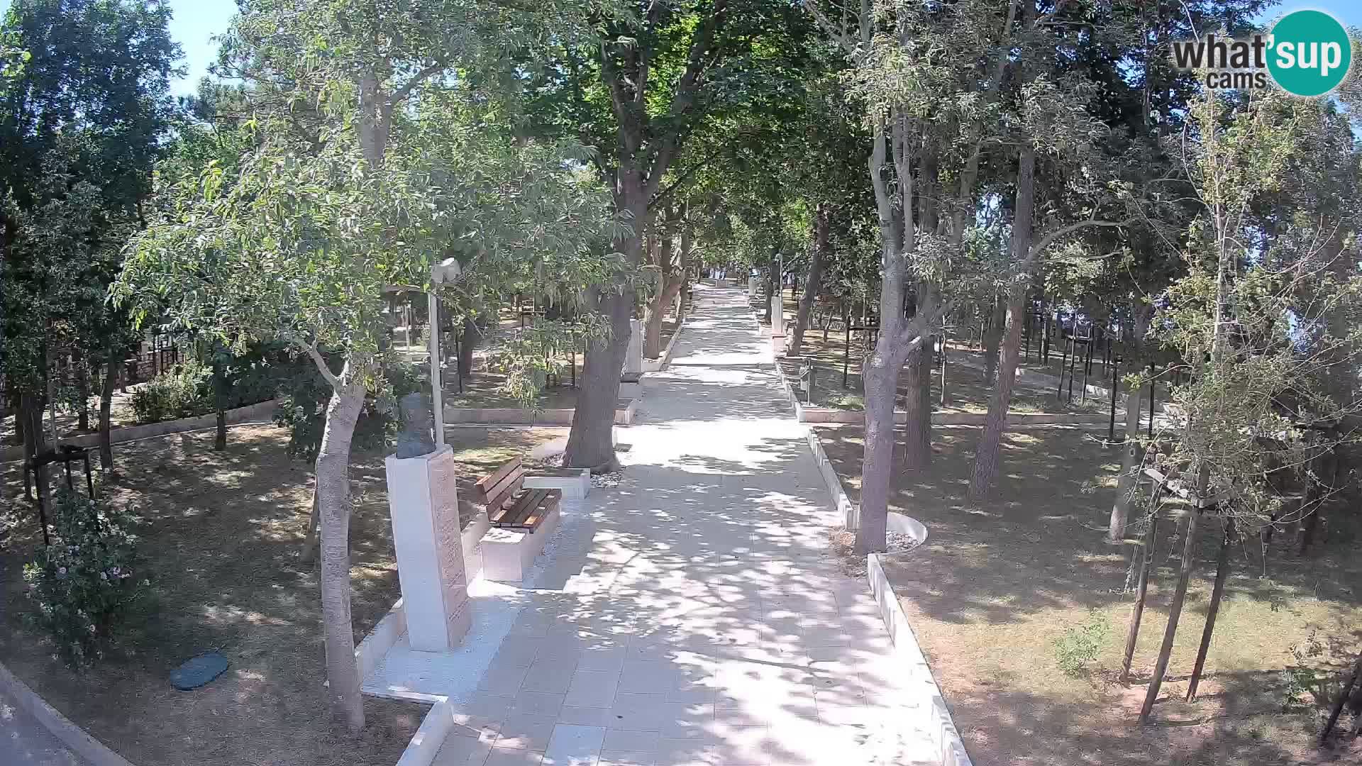 Writers’ Park Webcam Senj – Live by the Sea