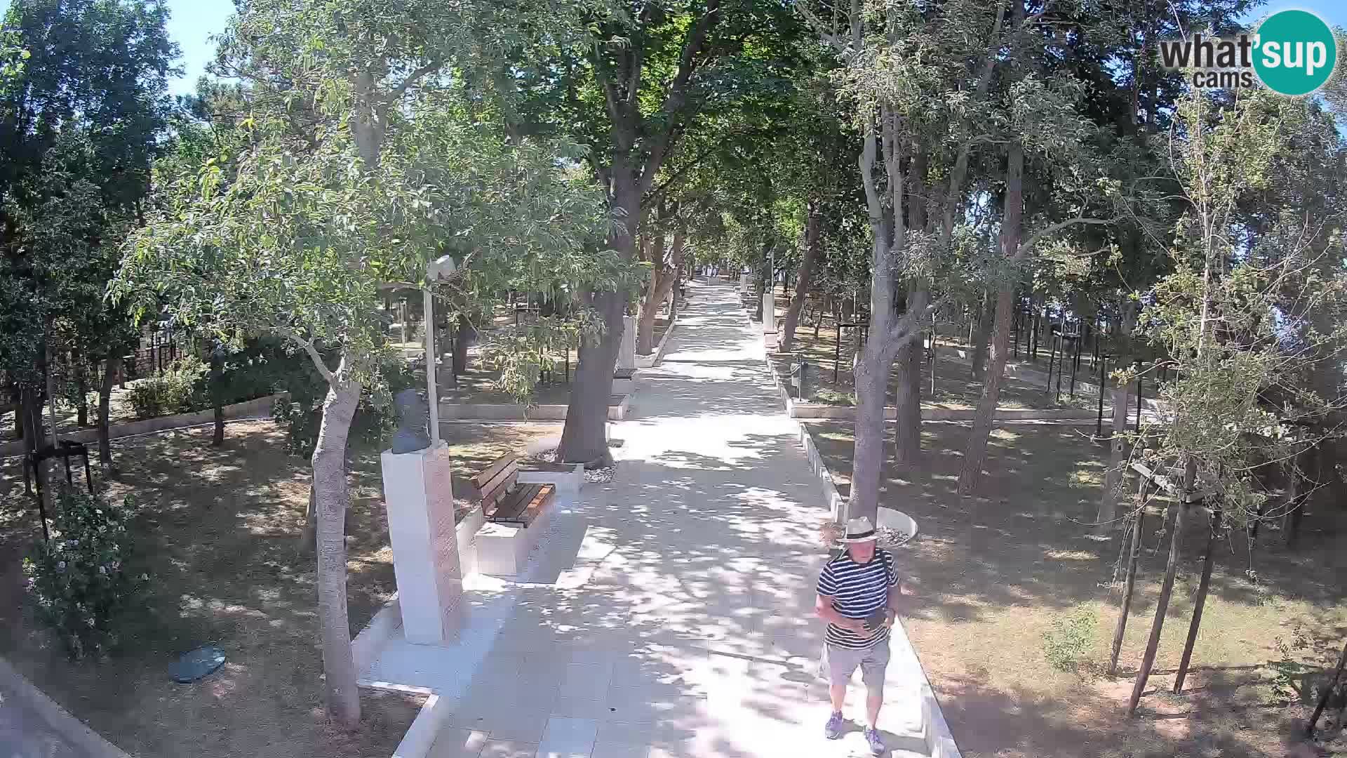 Writers’ Park Webcam Senj – Live by the Sea