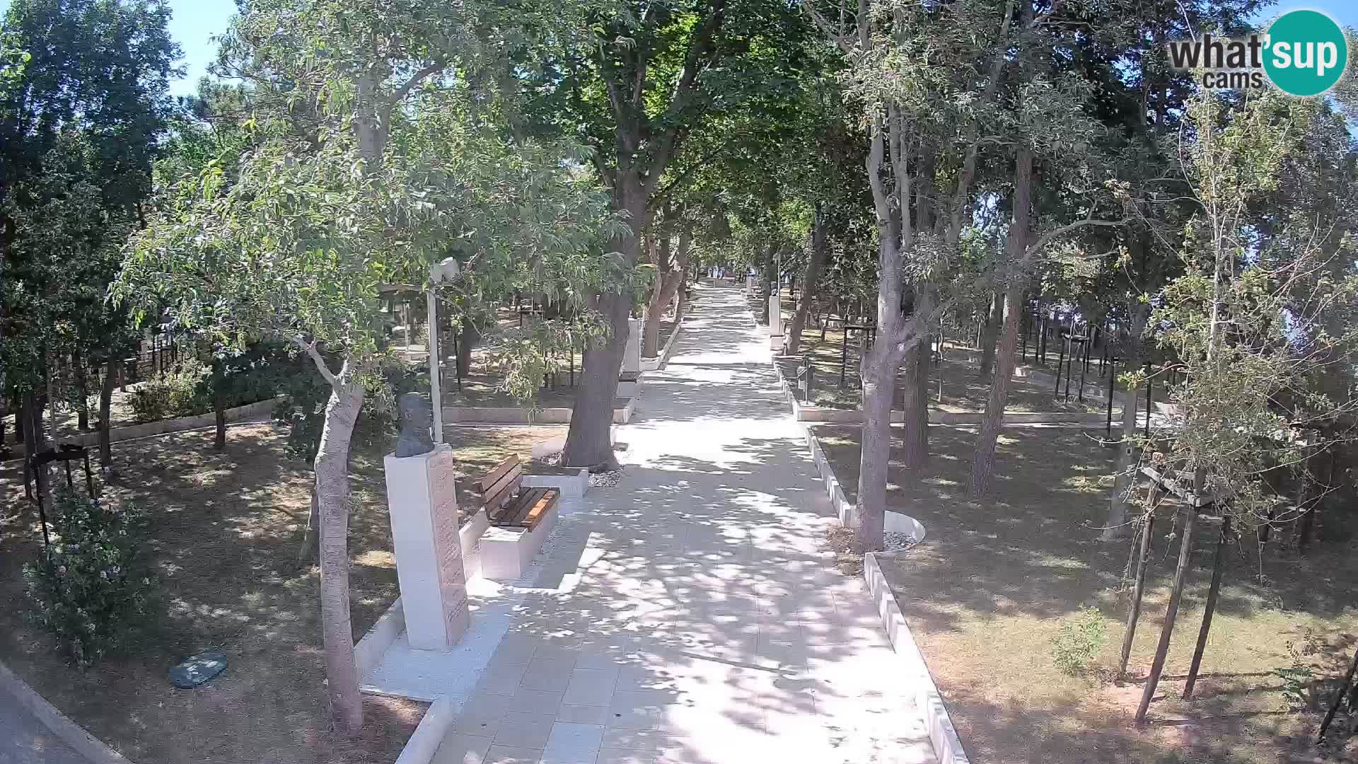 Writers’ Park Webcam Senj – Live by the Sea