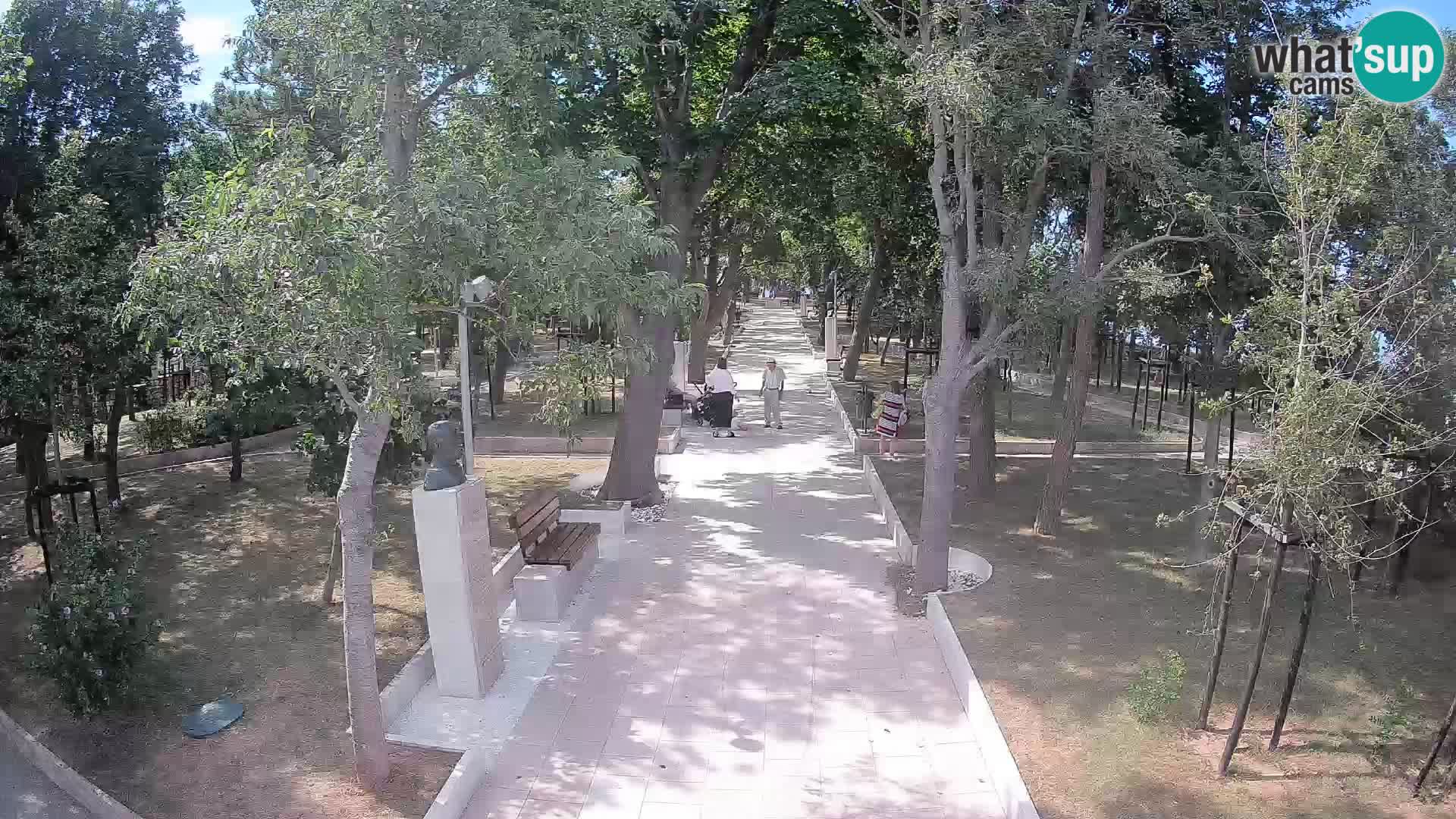 Writers’ Park Webcam Senj – Live by the Sea