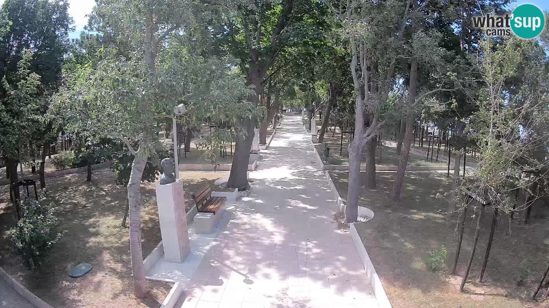 Writers’ Park Webcam Senj – Live by the Sea