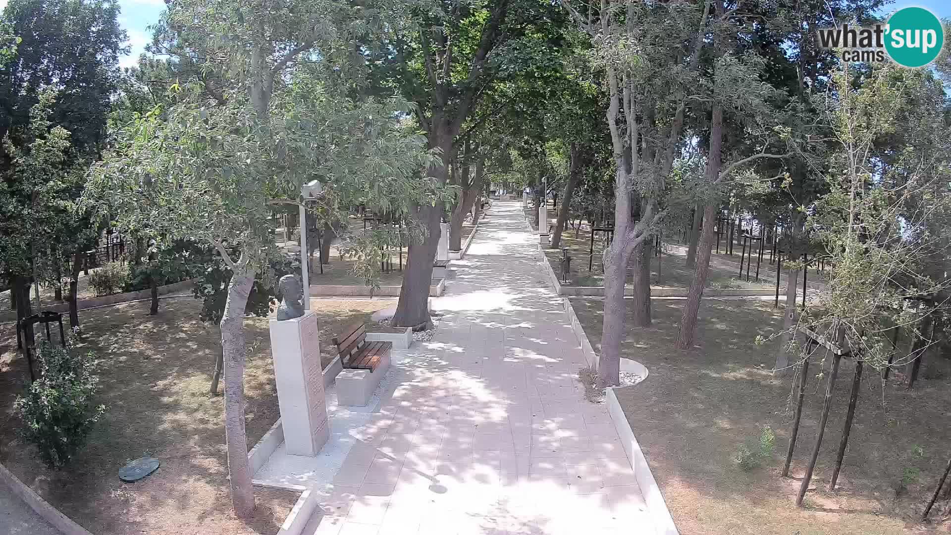 Writers’ Park Webcam Senj – Live by the Sea