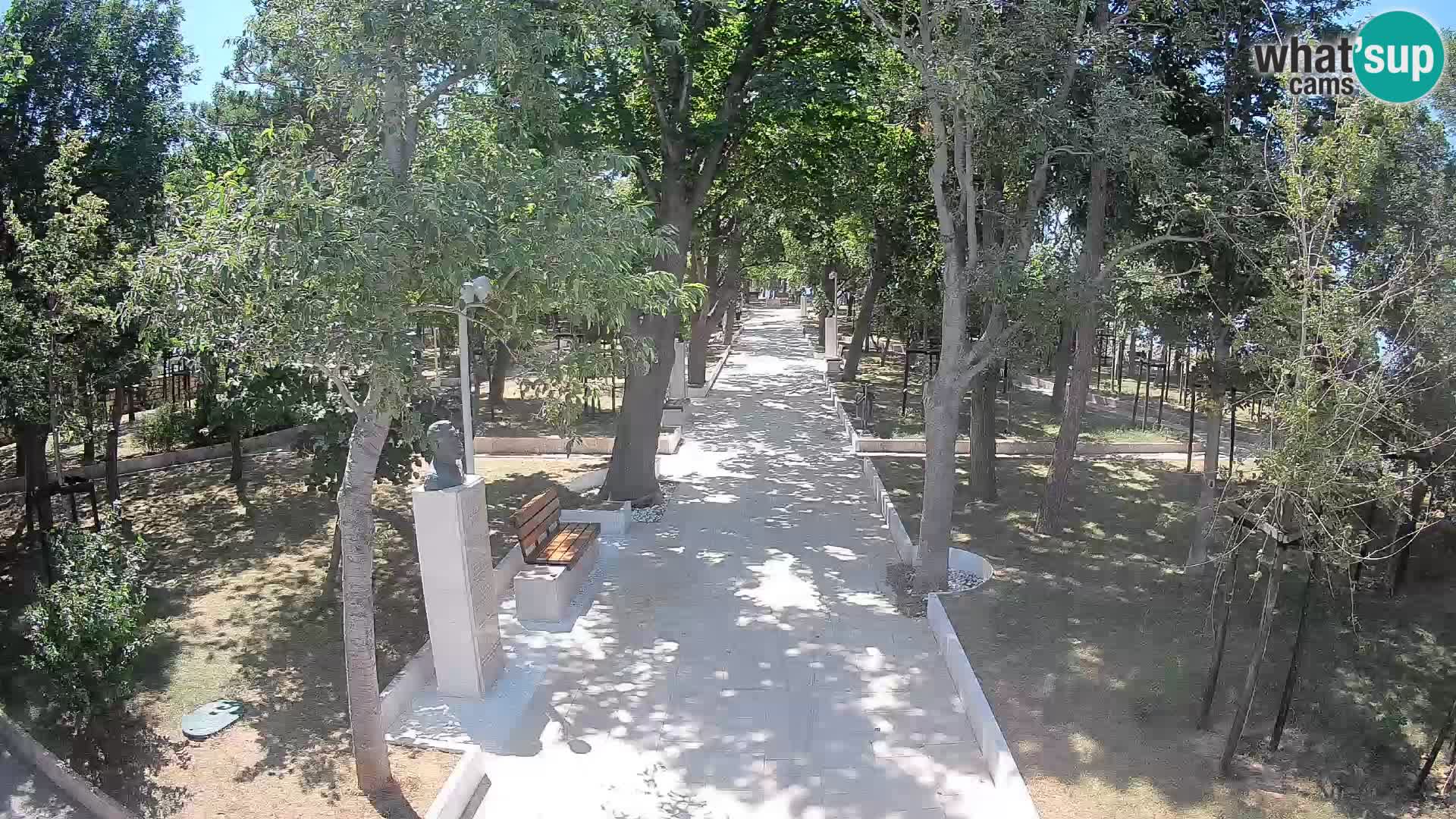 Writers’ Park Webcam Senj – Live by the Sea