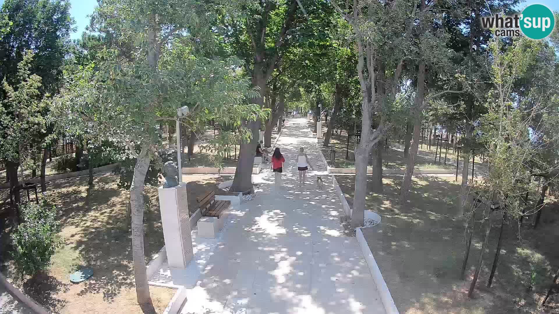 Writers’ Park Webcam Senj – Live by the Sea