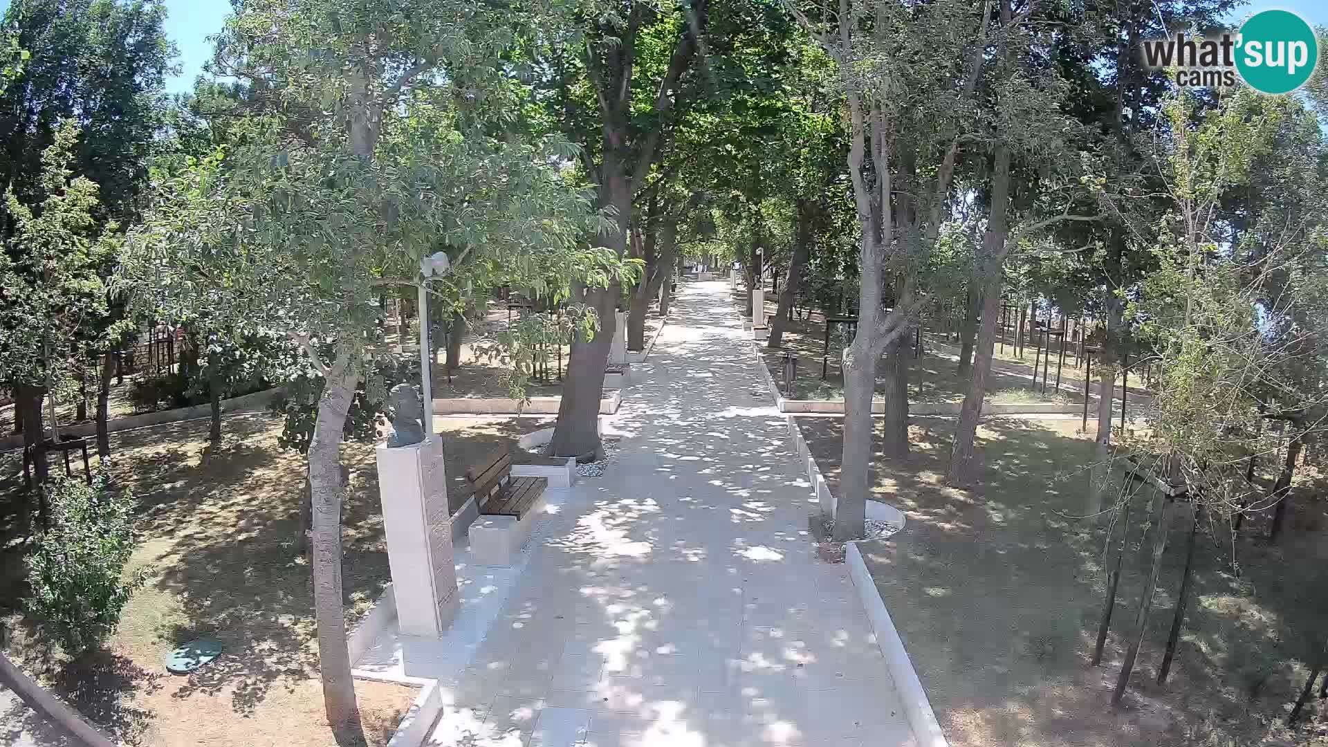 Writers’ Park Webcam Senj – Live by the Sea