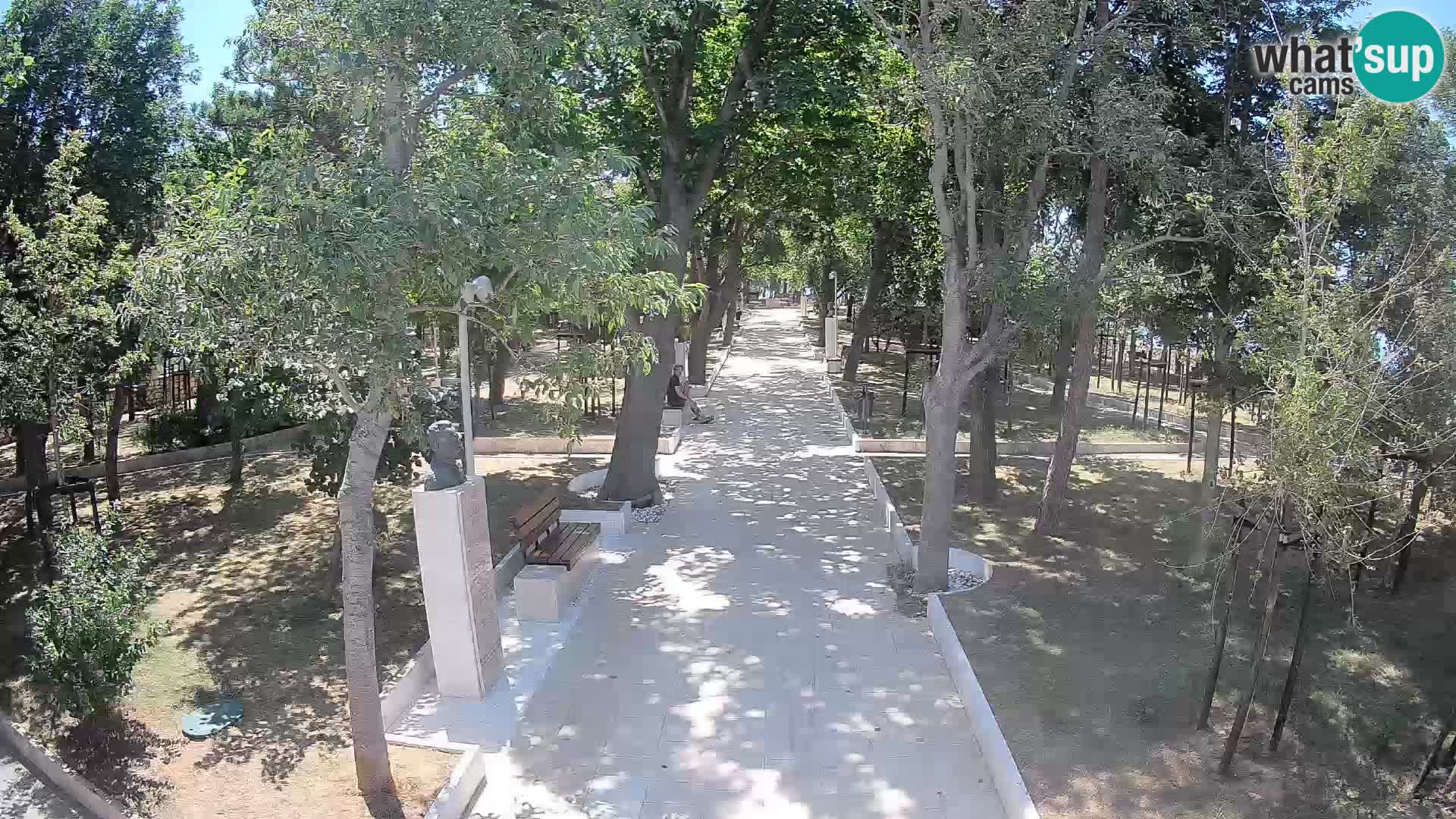 Writers’ Park Webcam Senj – Live by the Sea