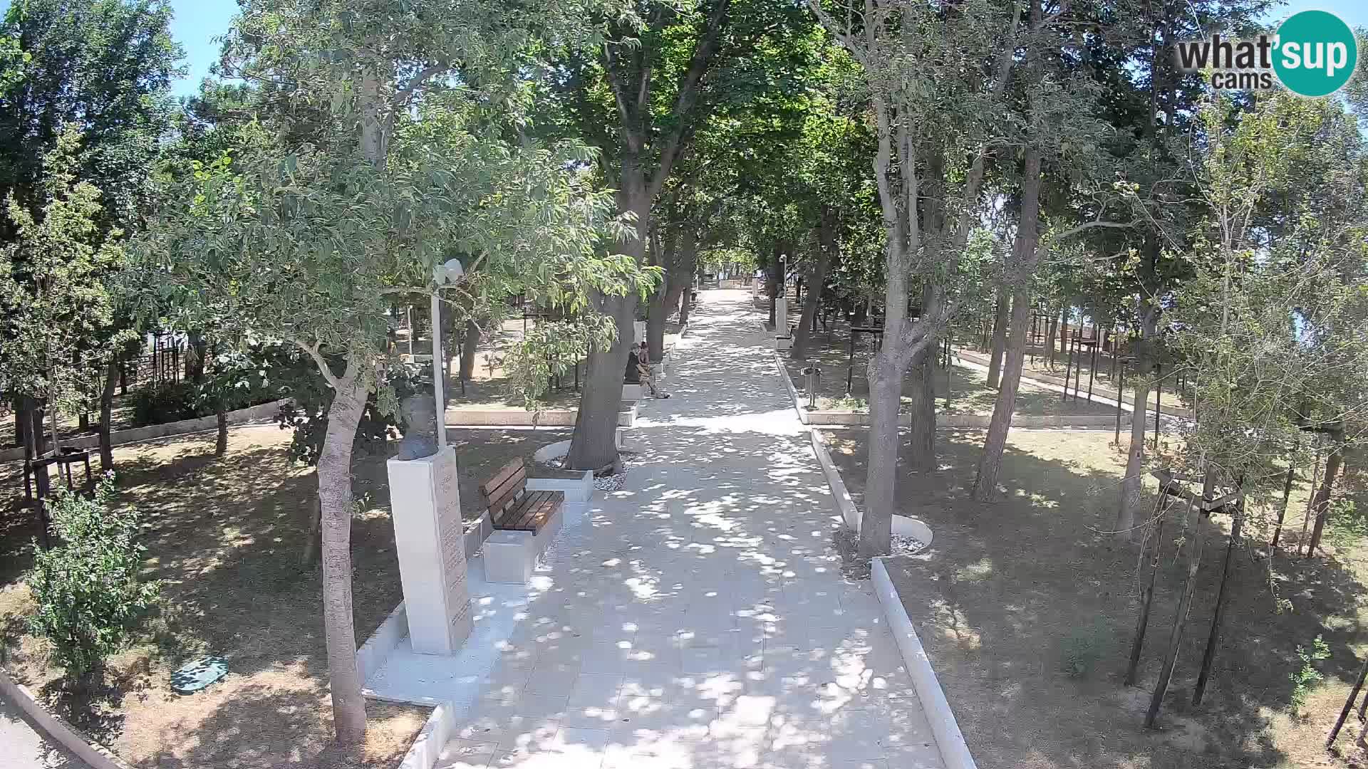 Writers’ Park Webcam Senj – Live by the Sea