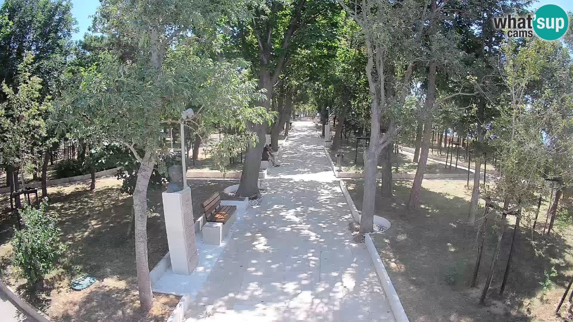 Writers’ Park Webcam Senj – Live by the Sea