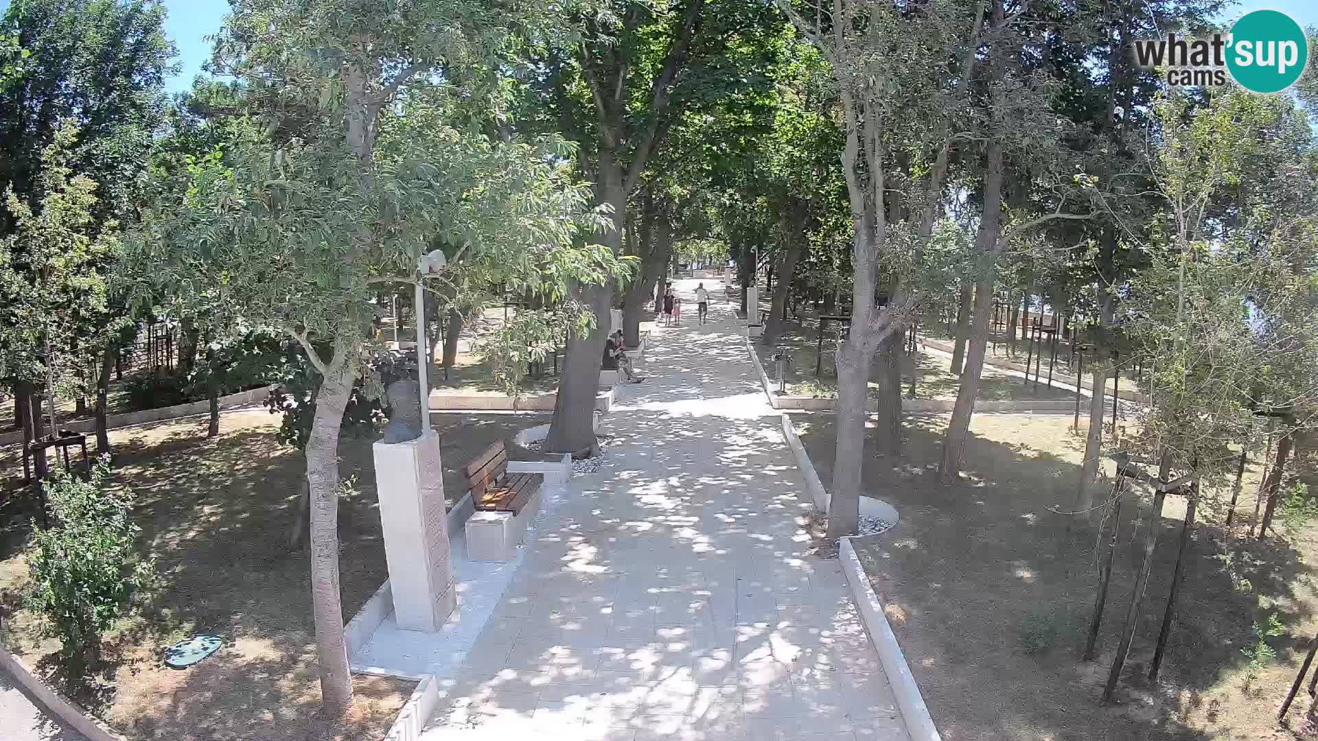 Writers’ Park Webcam Senj – Live by the Sea
