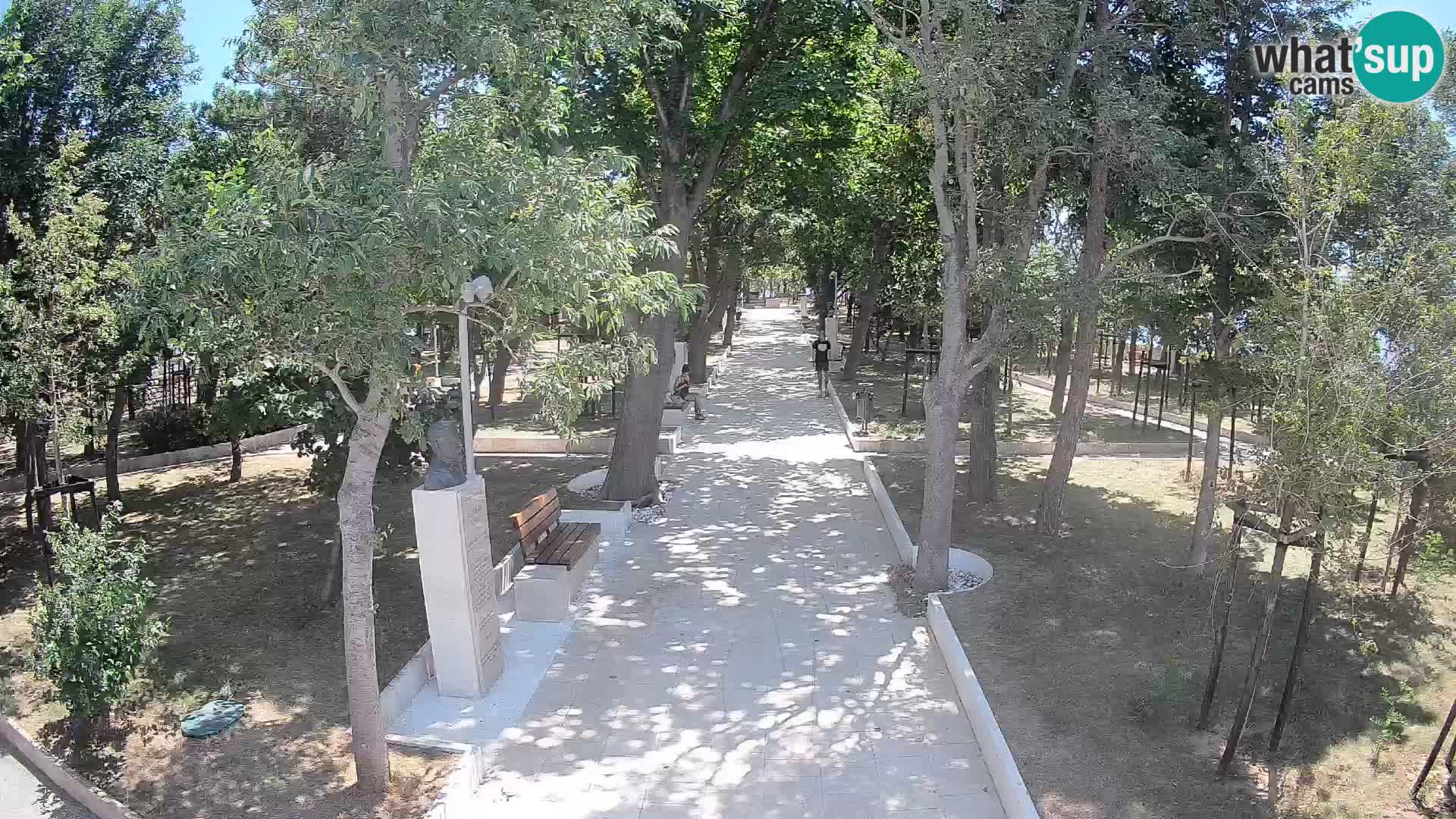 Writers’ Park Webcam Senj – Live by the Sea