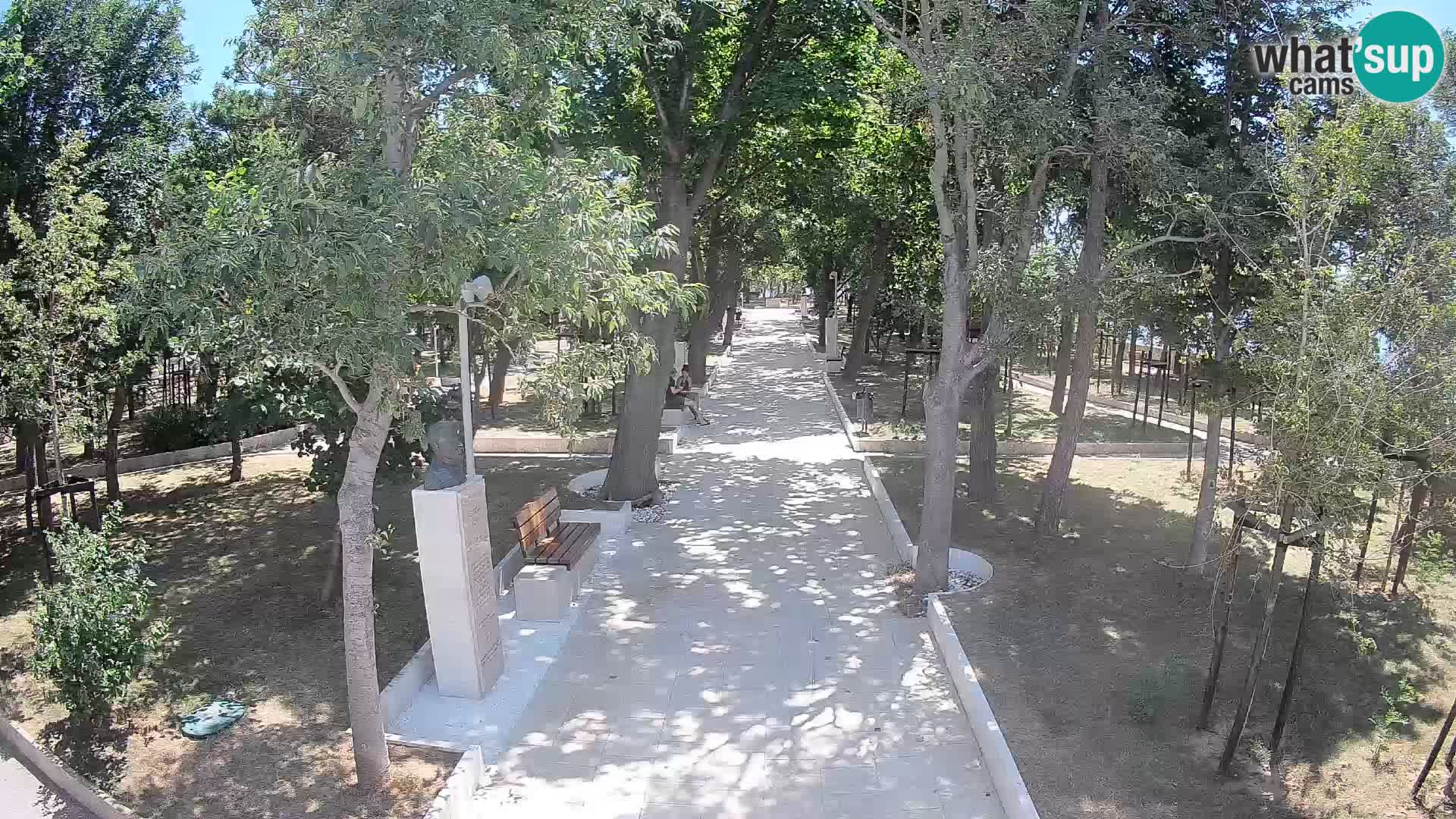 Writers’ Park Webcam Senj – Live by the Sea