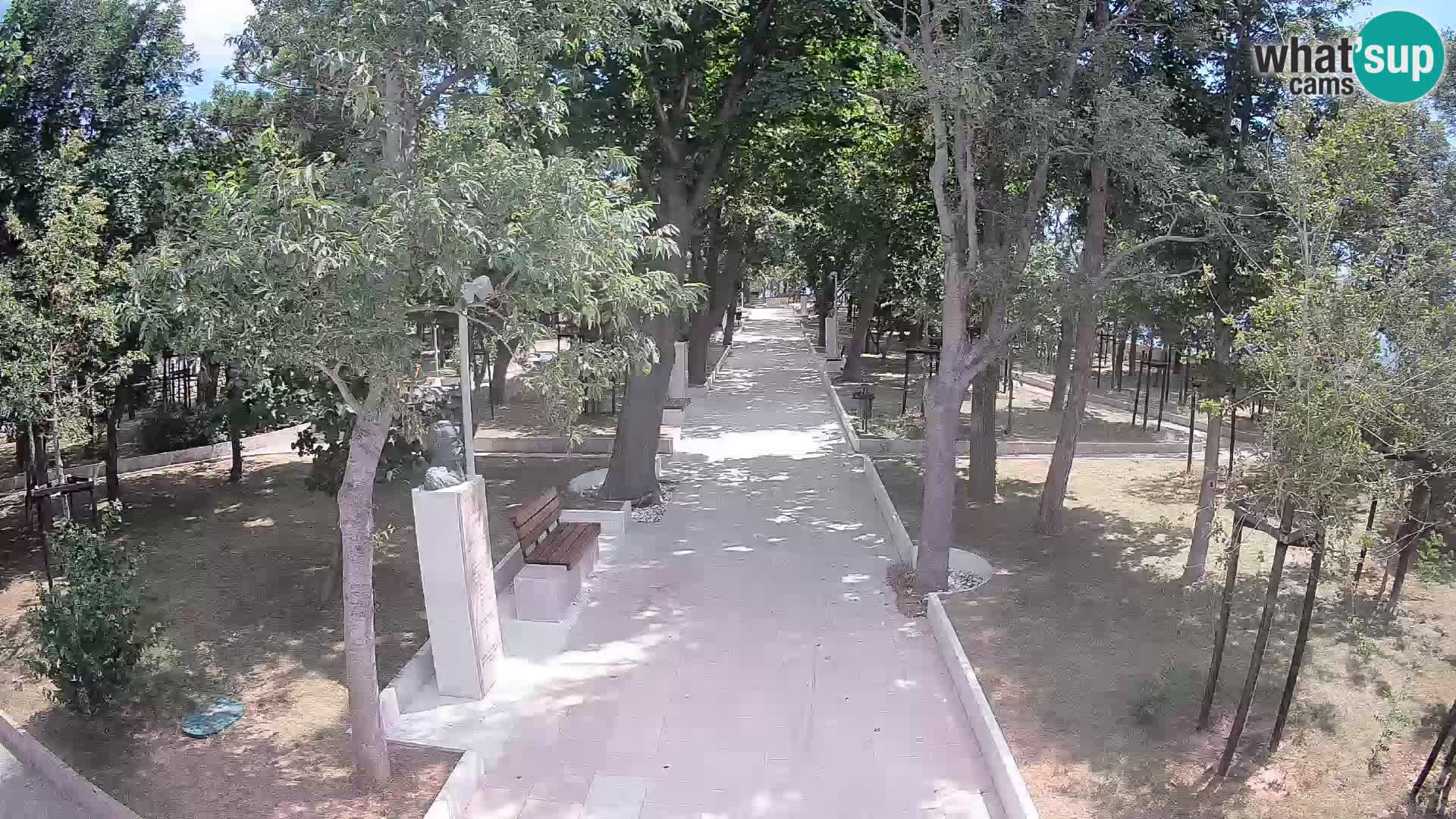 Writers’ Park Webcam Senj – Live by the Sea