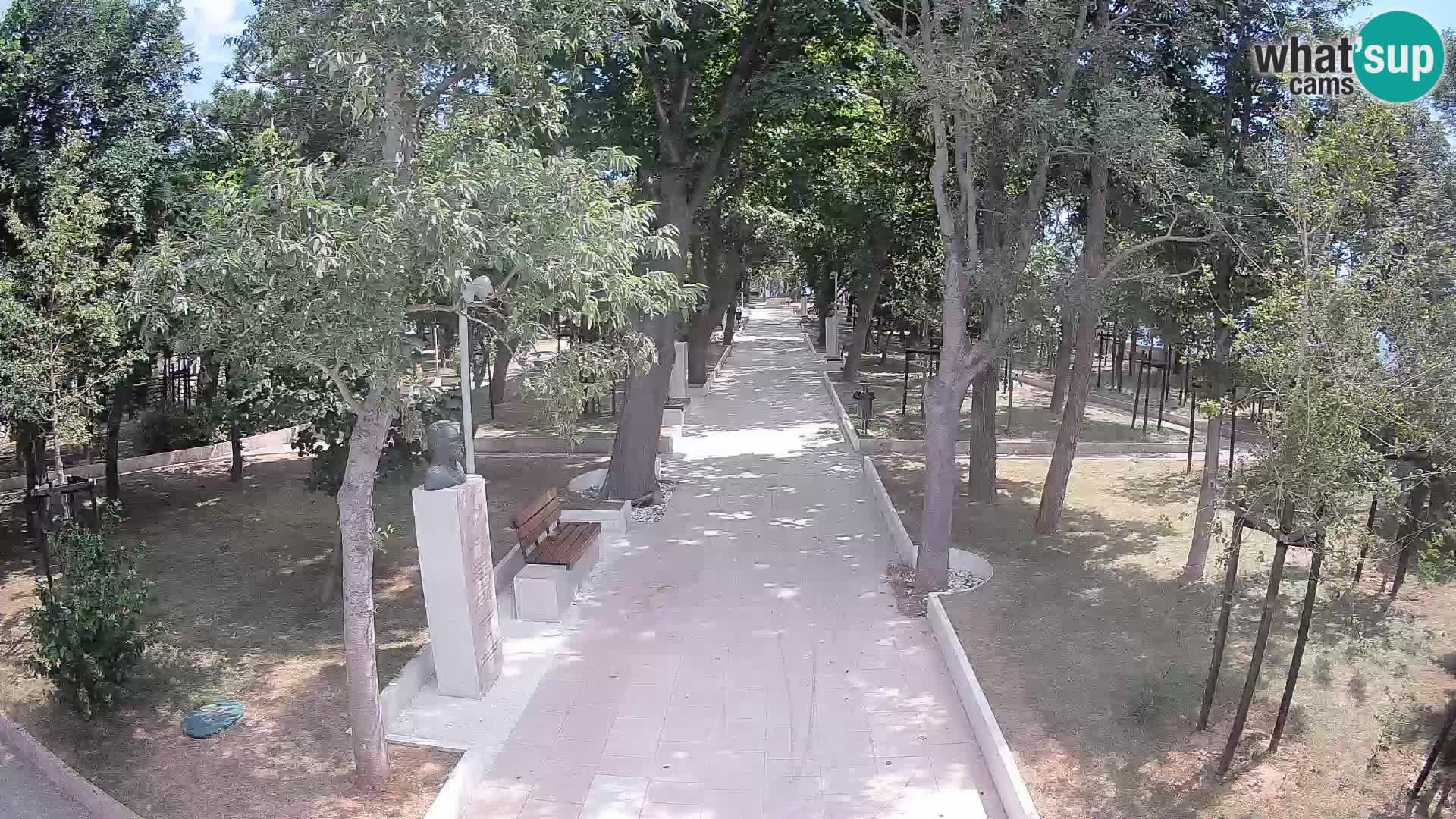 Writers’ Park Webcam Senj – Live by the Sea