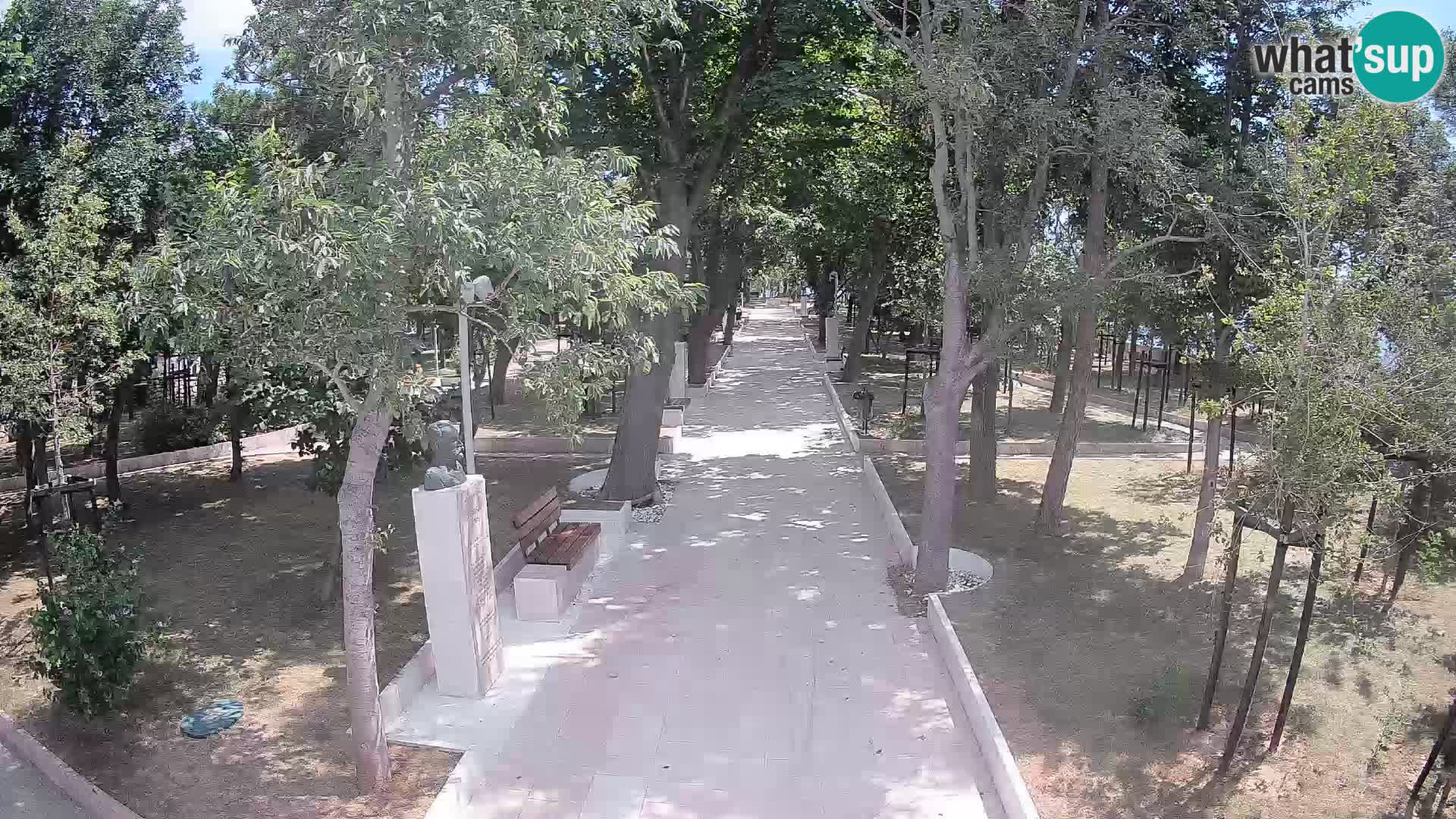 Writers’ Park Webcam Senj – Live by the Sea