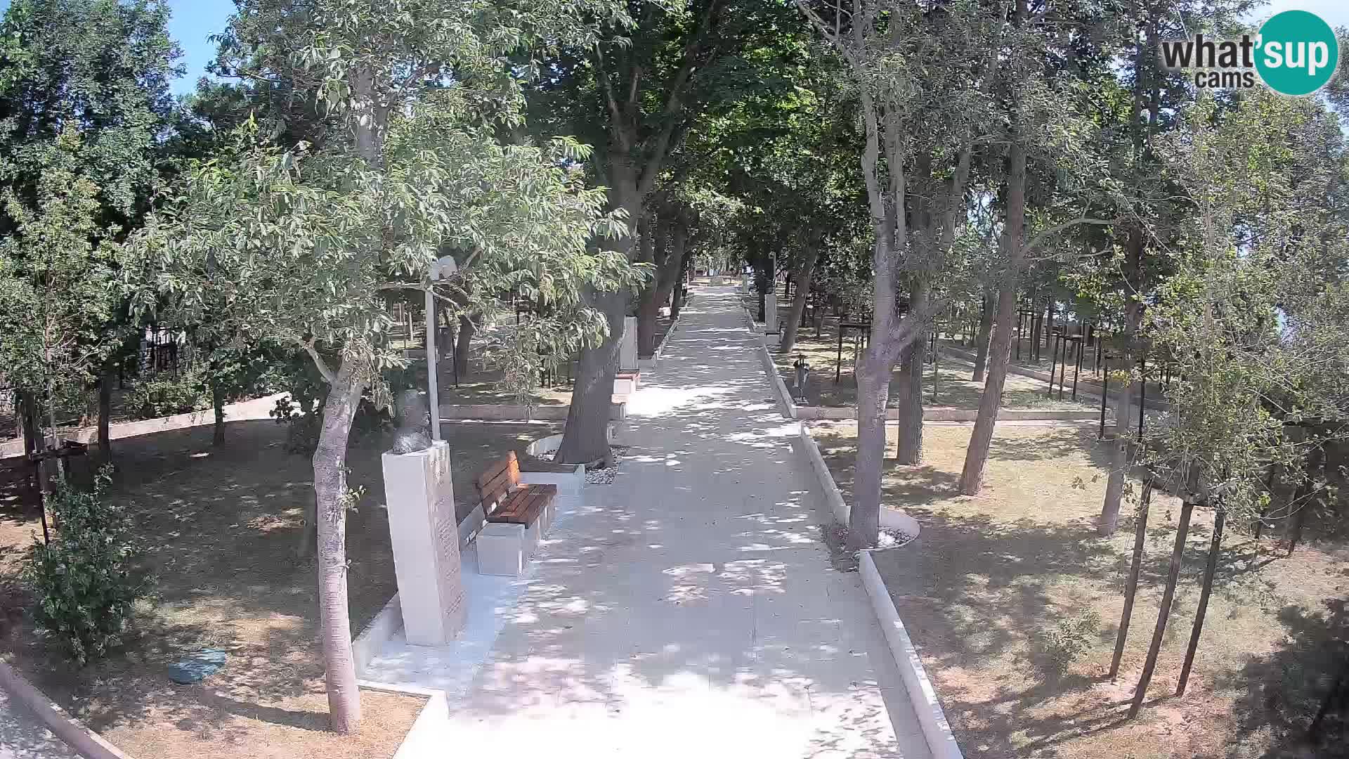 Writers’ Park Webcam Senj – Live by the Sea