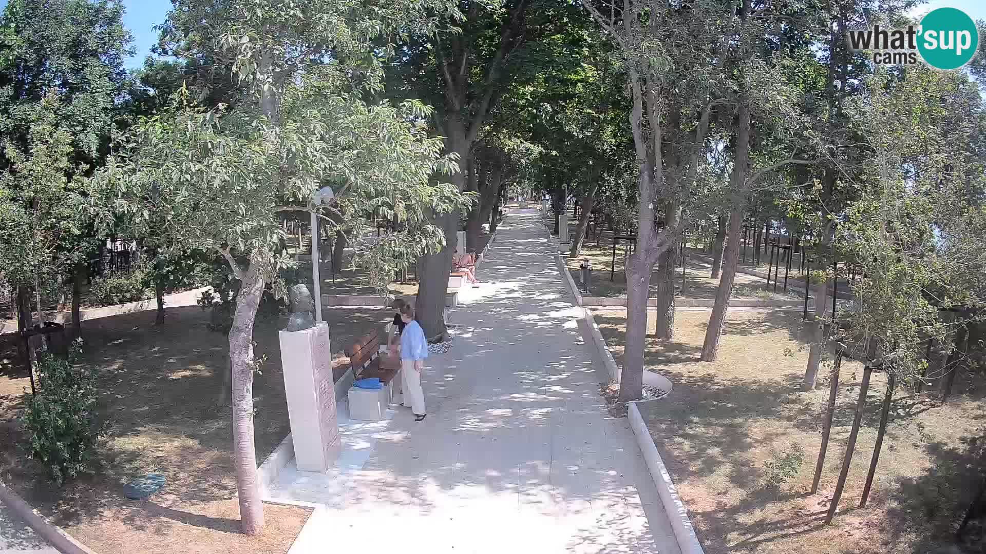 Writers’ Park Webcam Senj – Live by the Sea