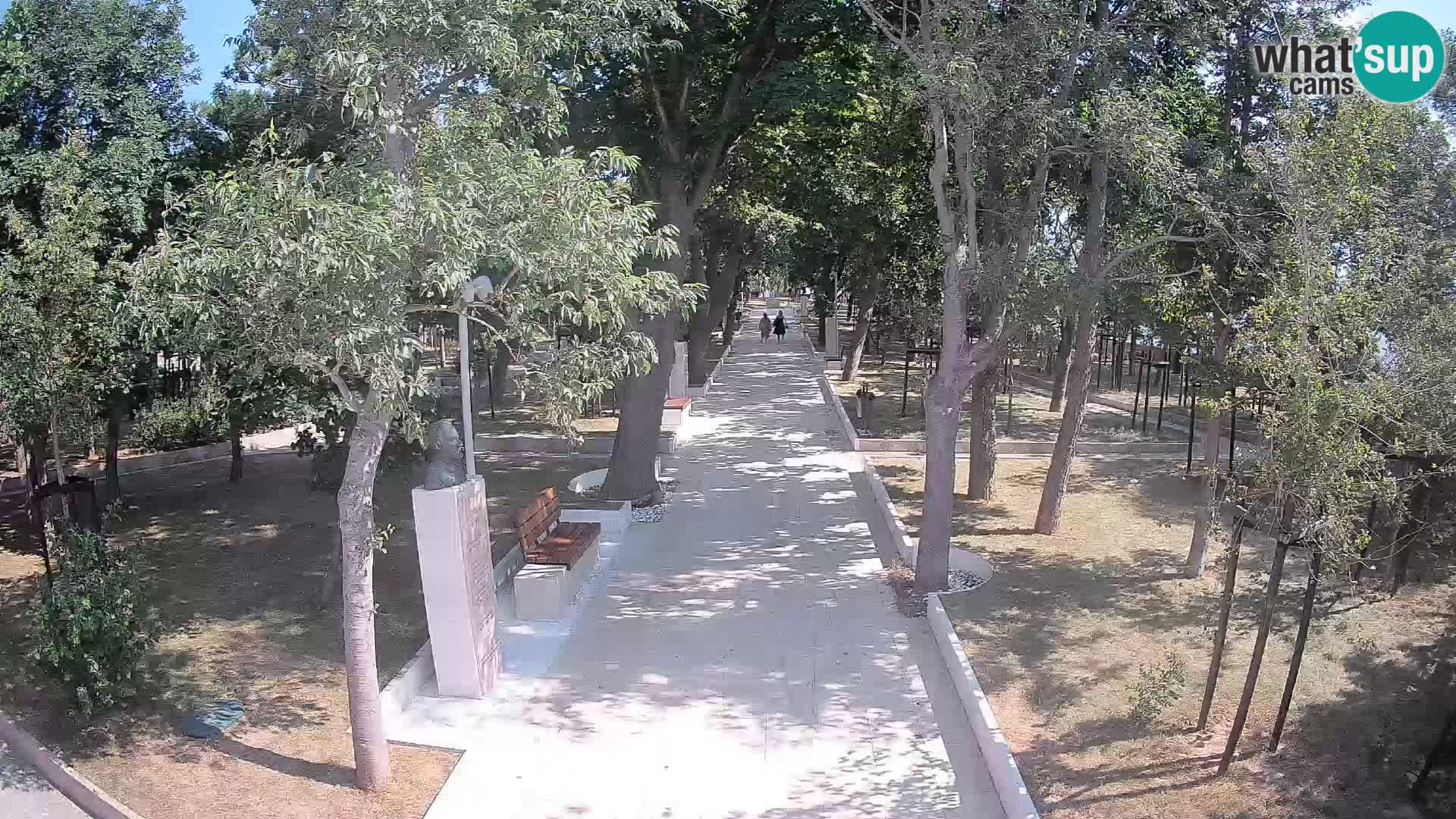 Writers’ Park Webcam Senj – Live by the Sea