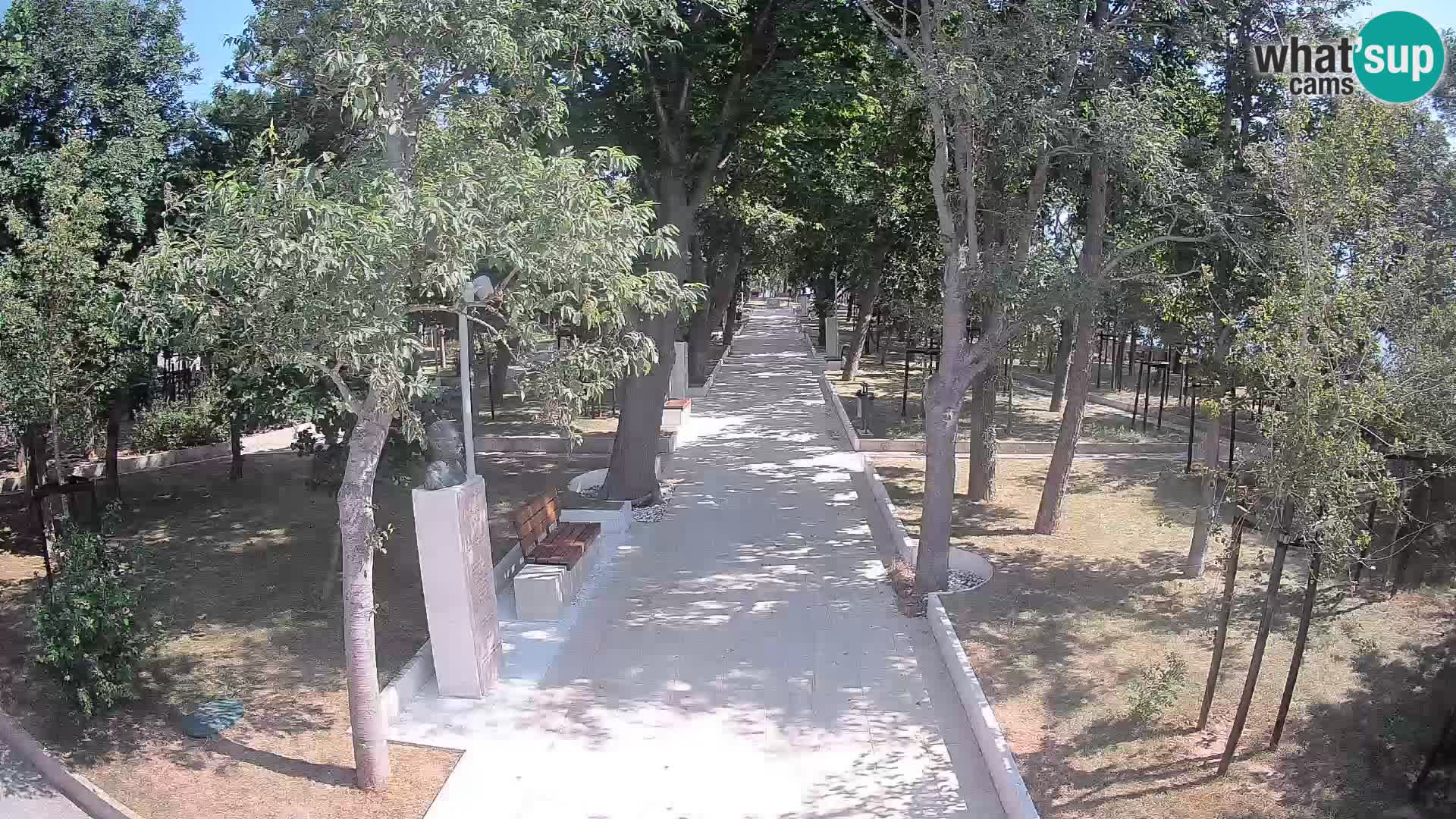Writers’ Park Webcam Senj – Live by the Sea