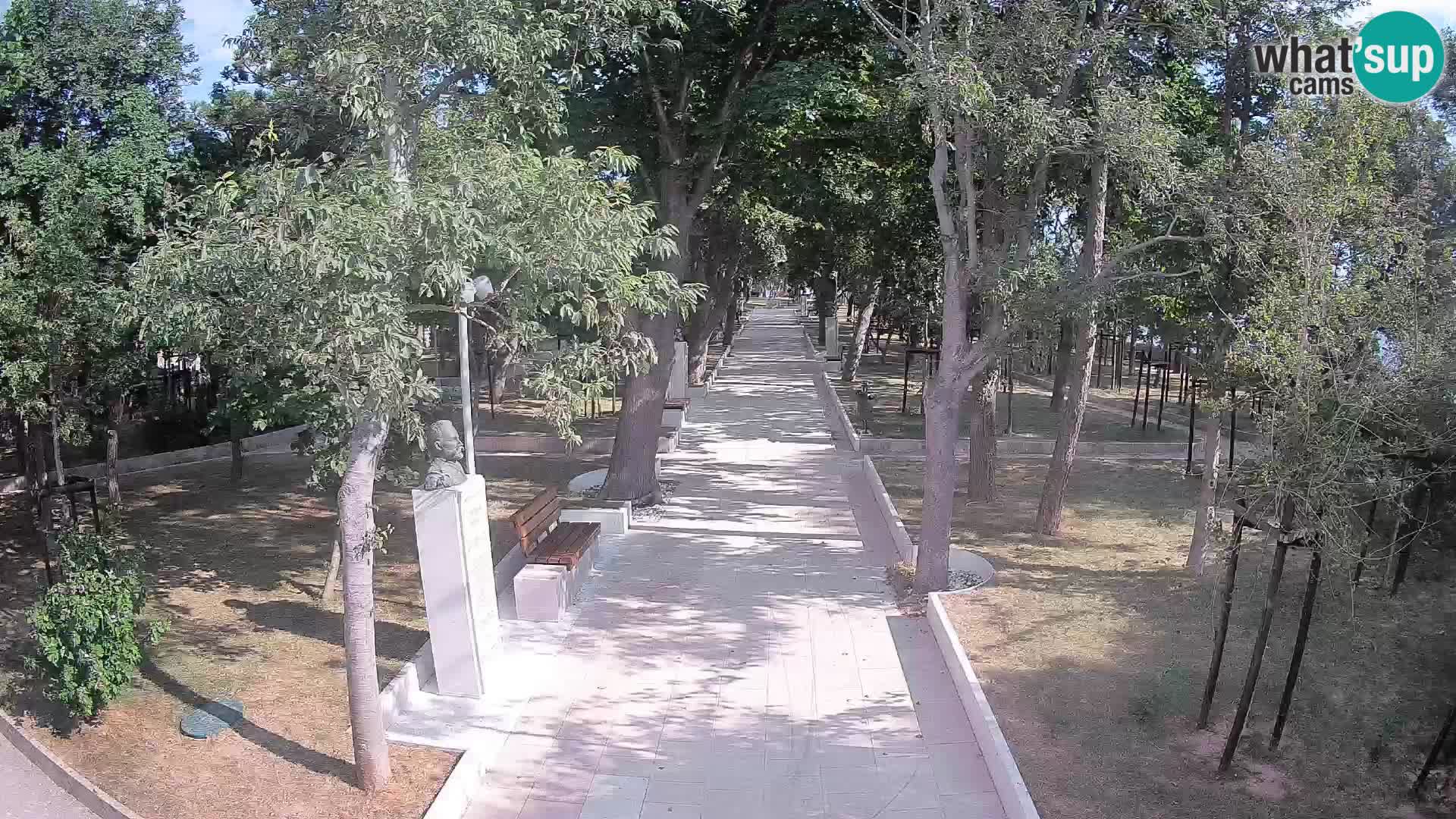 Writers’ Park Webcam Senj – Live by the Sea