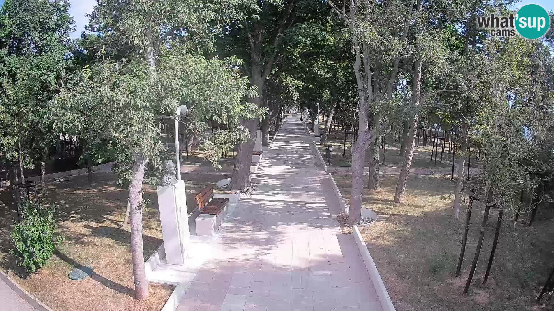 Writers’ Park Webcam Senj – Live by the Sea
