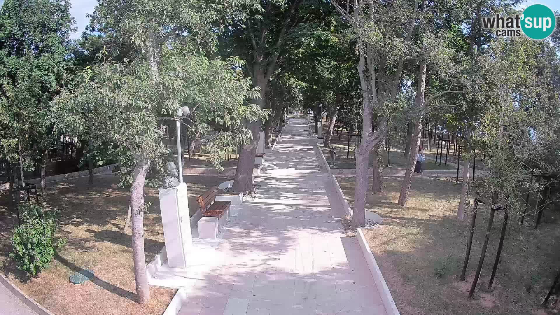 Writers’ Park Webcam Senj – Live by the Sea