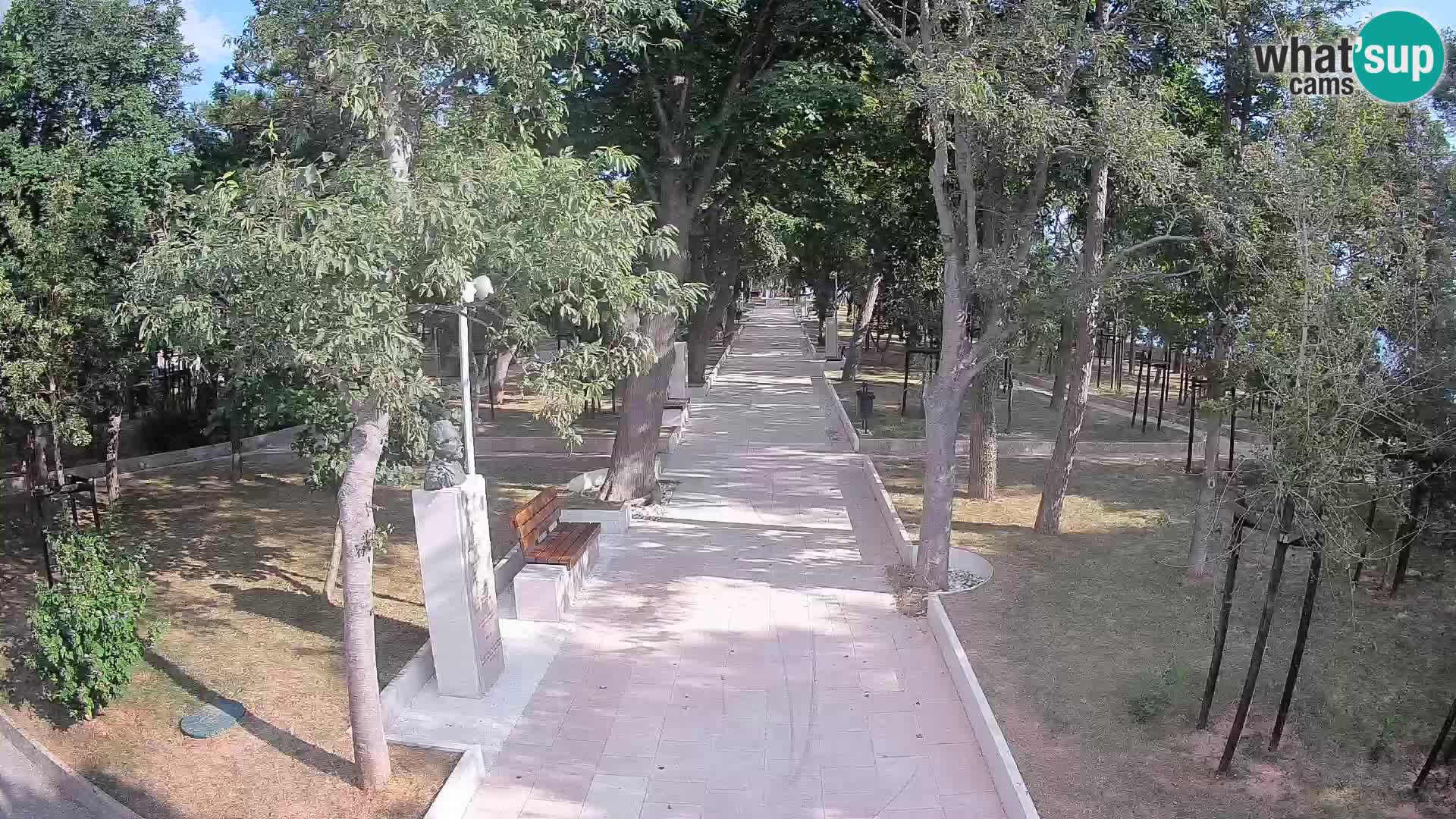 Writers’ Park Webcam Senj – Live by the Sea